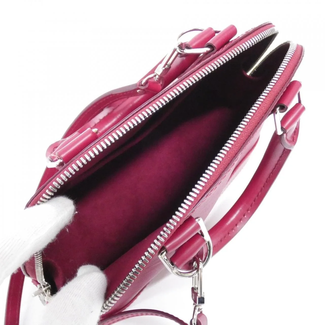 LOUIS VUITTON Alma M40851 Handbag Epi Black Epi Rank A - Thumbnail 10