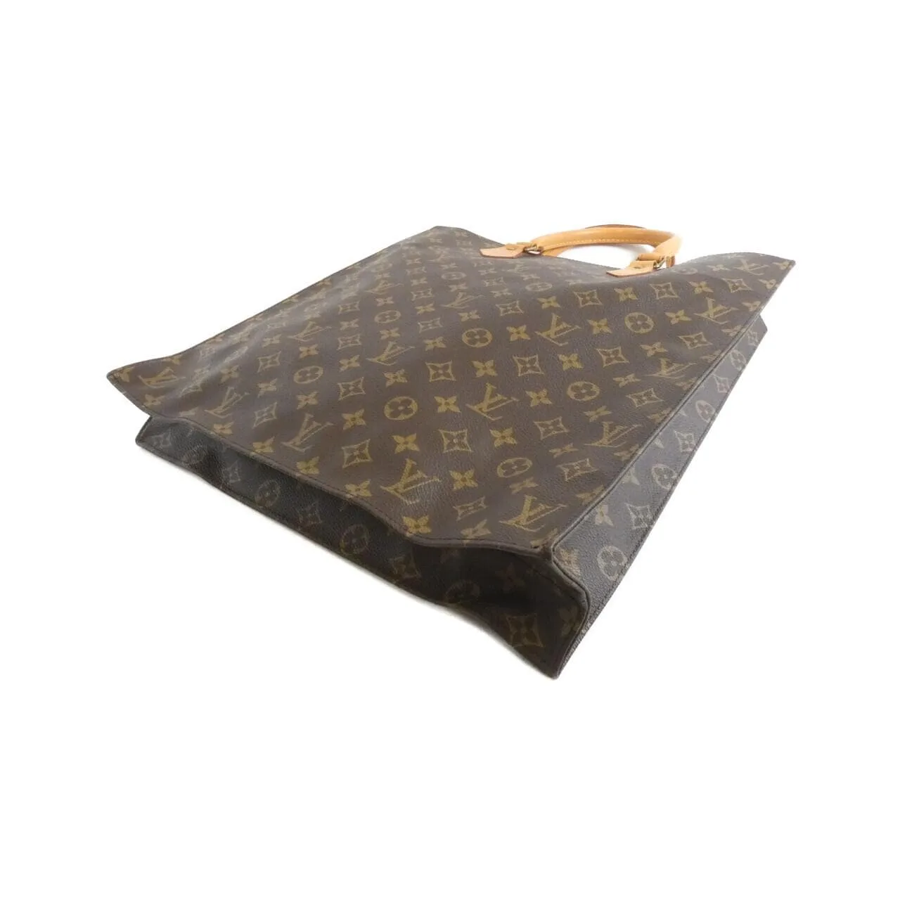 LOUIS VUITTON M51140 Handbag Monogram 黑色 Monogram 中古品B - 縮圖 2