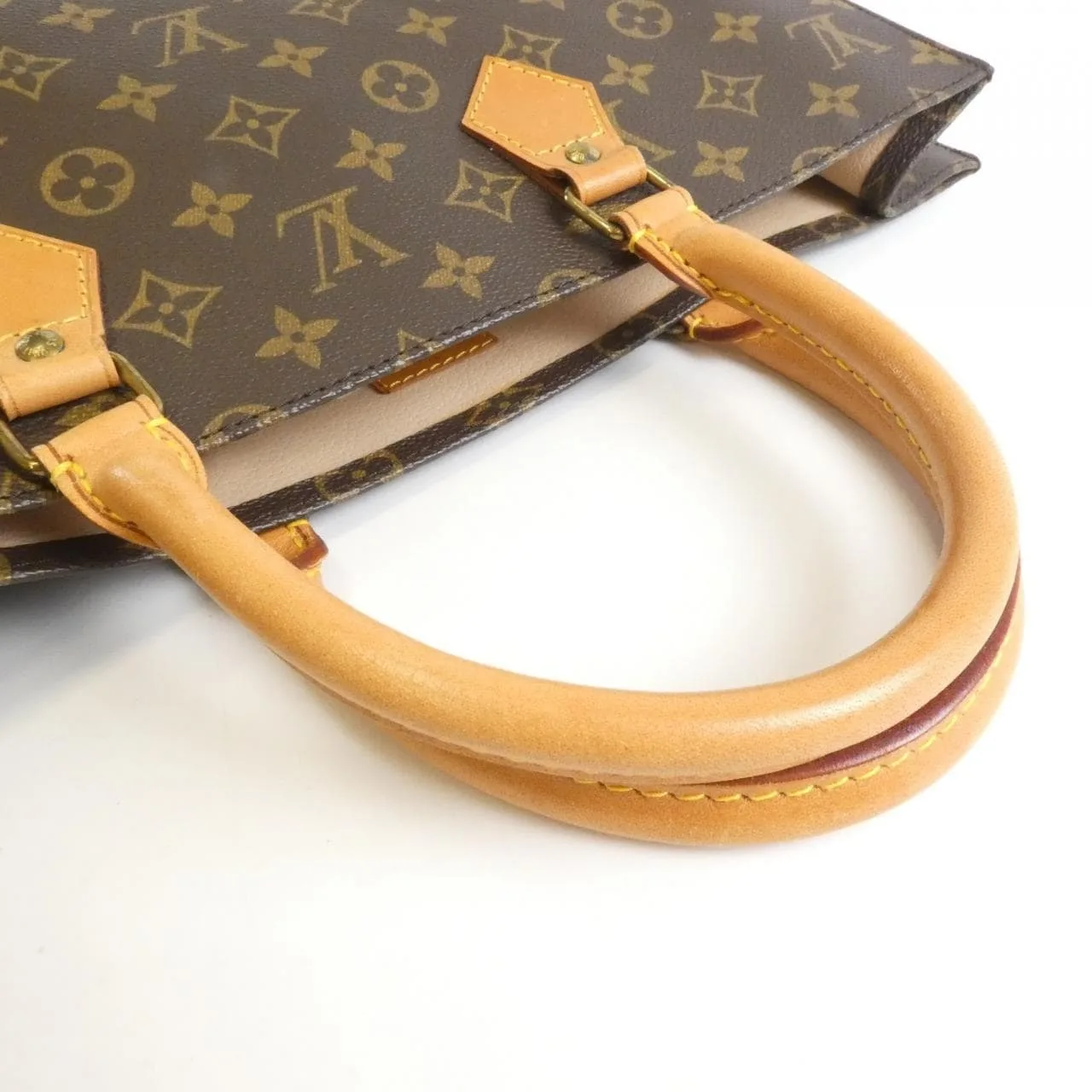 LOUIS VUITTON M51140 Handbag Monogram 黑色 Monogram 中古品B - 縮圖 5