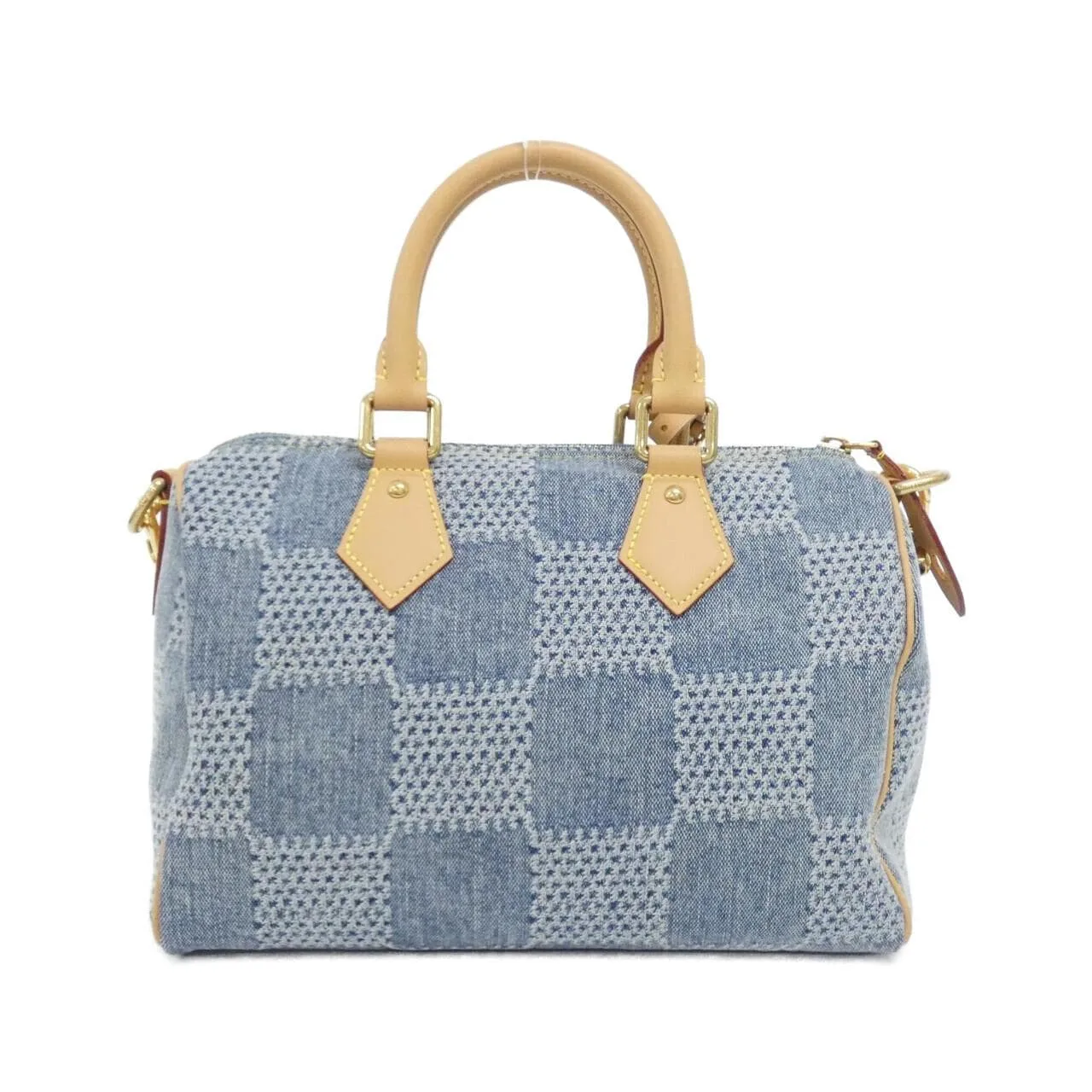 LOUIS VUITTON Speedy N40700 Handbag Denim Blue Denim Rank A - Thumbnail 2