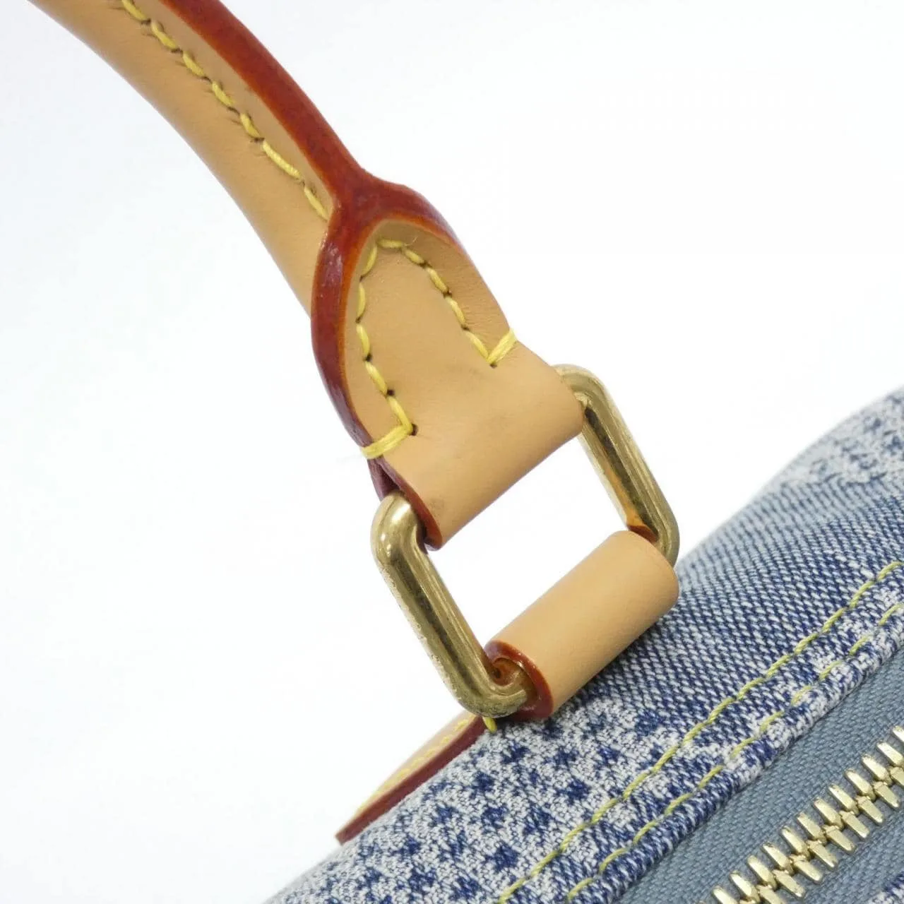 LOUIS VUITTON Speedy N40700 Handbag Denim Blue Denim Rank A - Thumbnail 6