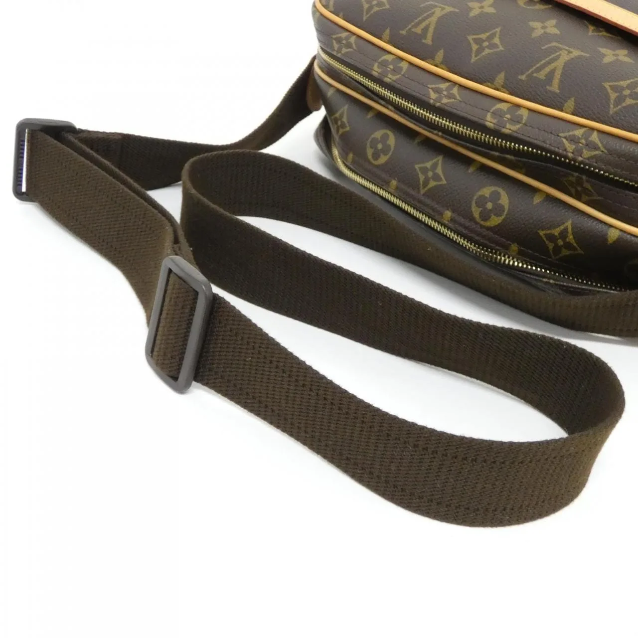 LOUIS VUITTON M45254 Shoulder Monogram 黑色 Monogram 中古品A - 縮圖 5