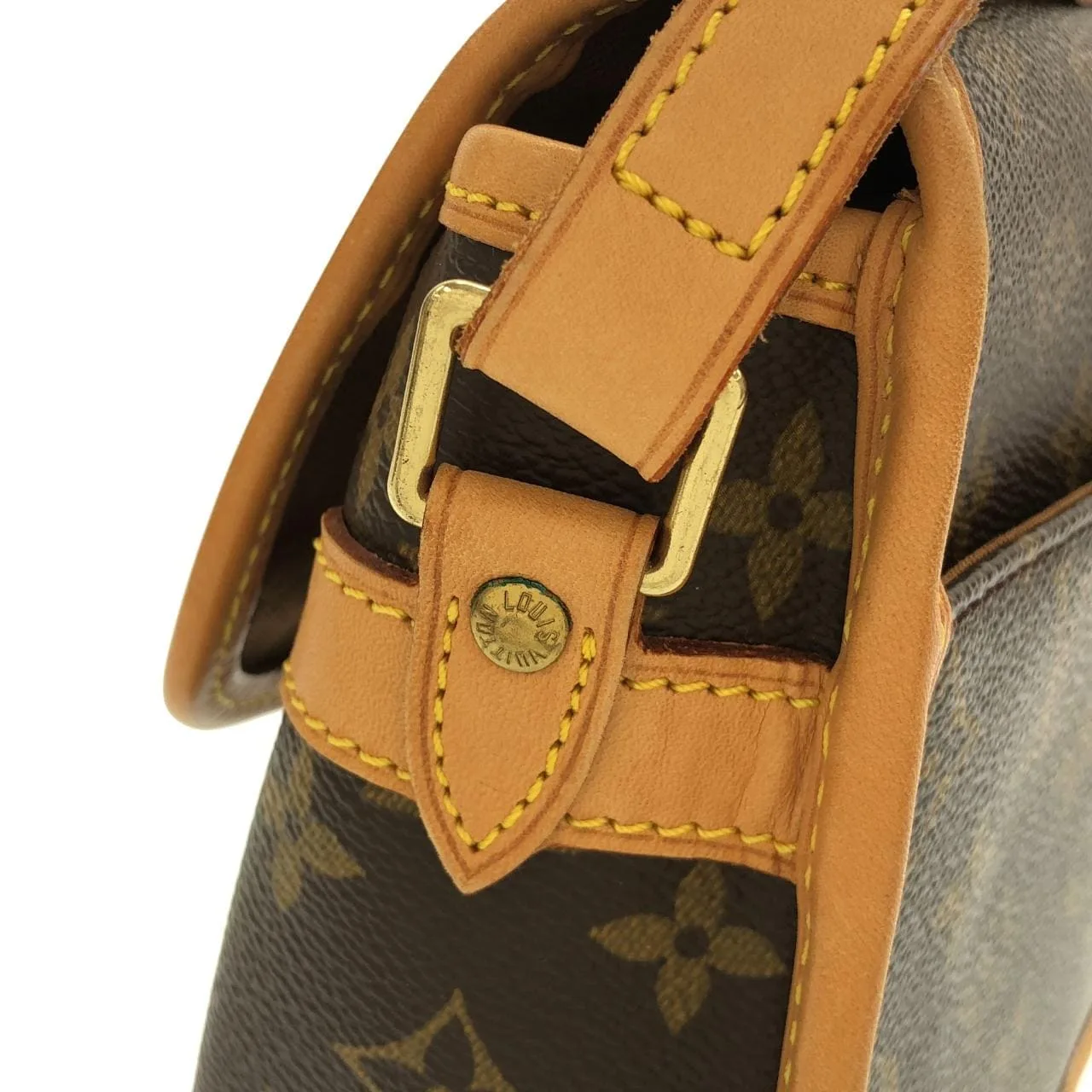 LOUIS VUITTON M42250 肩背包 Monogram 黑色 Monogram 中古品A - 縮圖 4