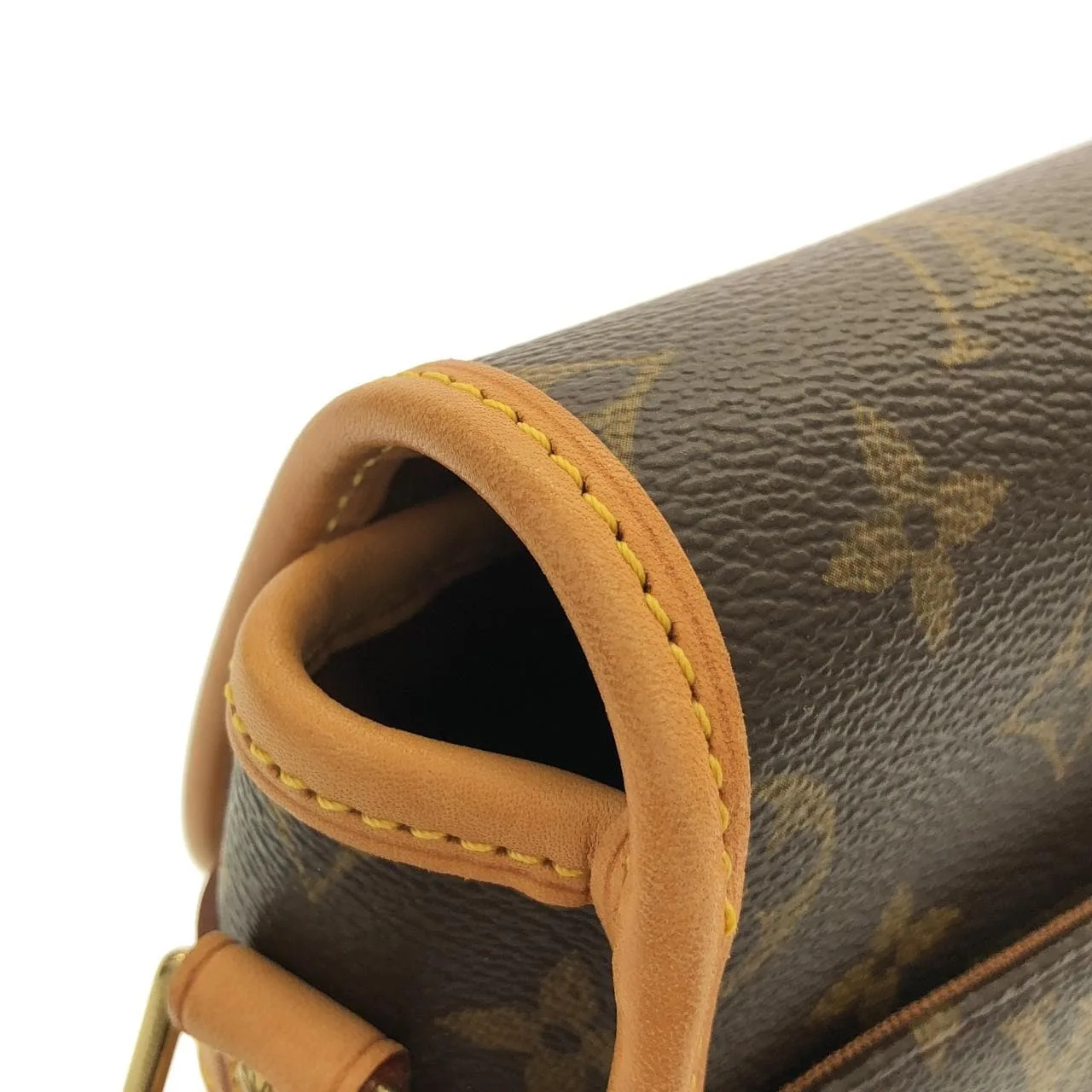 LOUIS VUITTON M42250 肩背包 Monogram 黑色 Monogram 中古品A - 縮圖 5