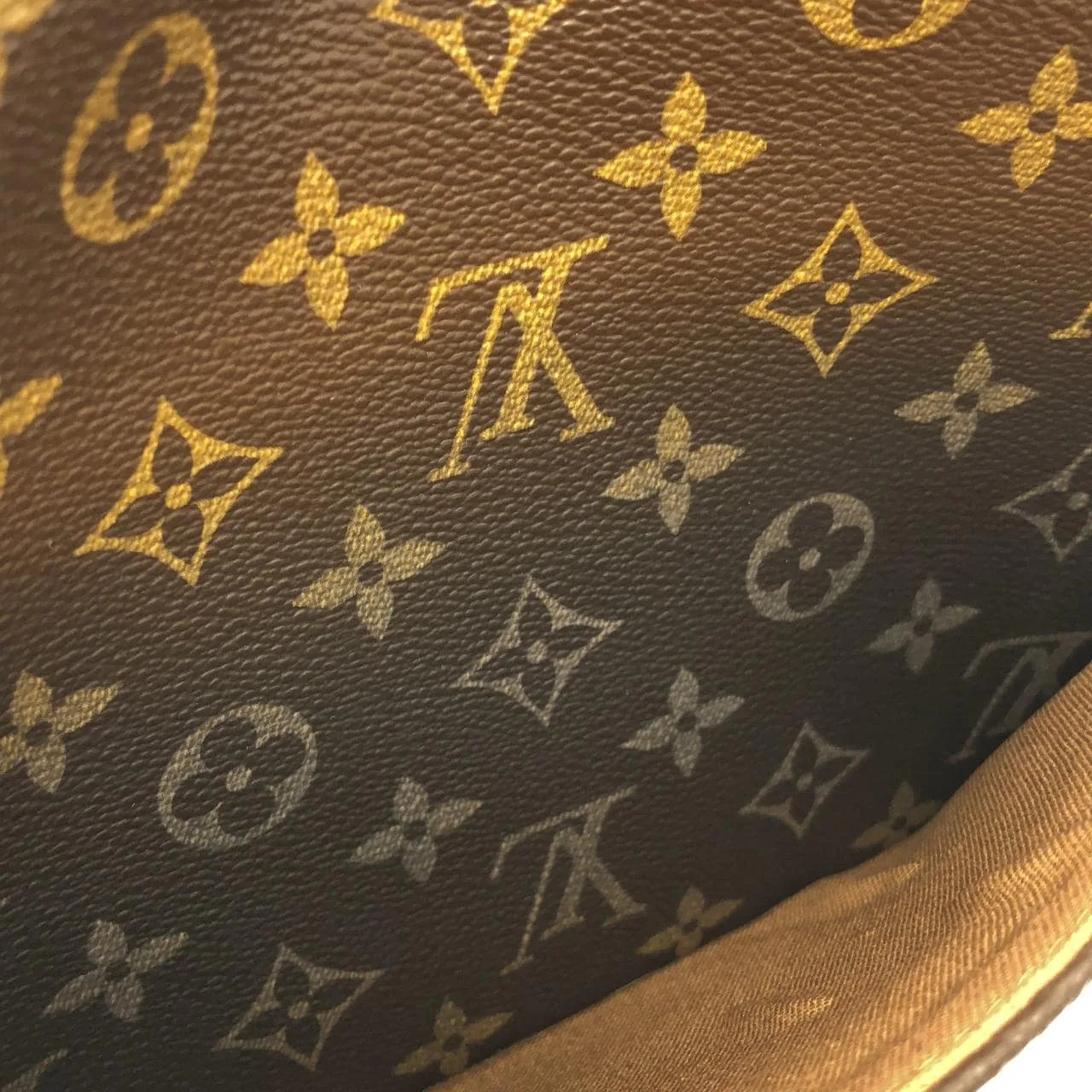 LOUIS VUITTON M42250 肩背包 Monogram 黑色 Monogram 中古品A - 縮圖 7