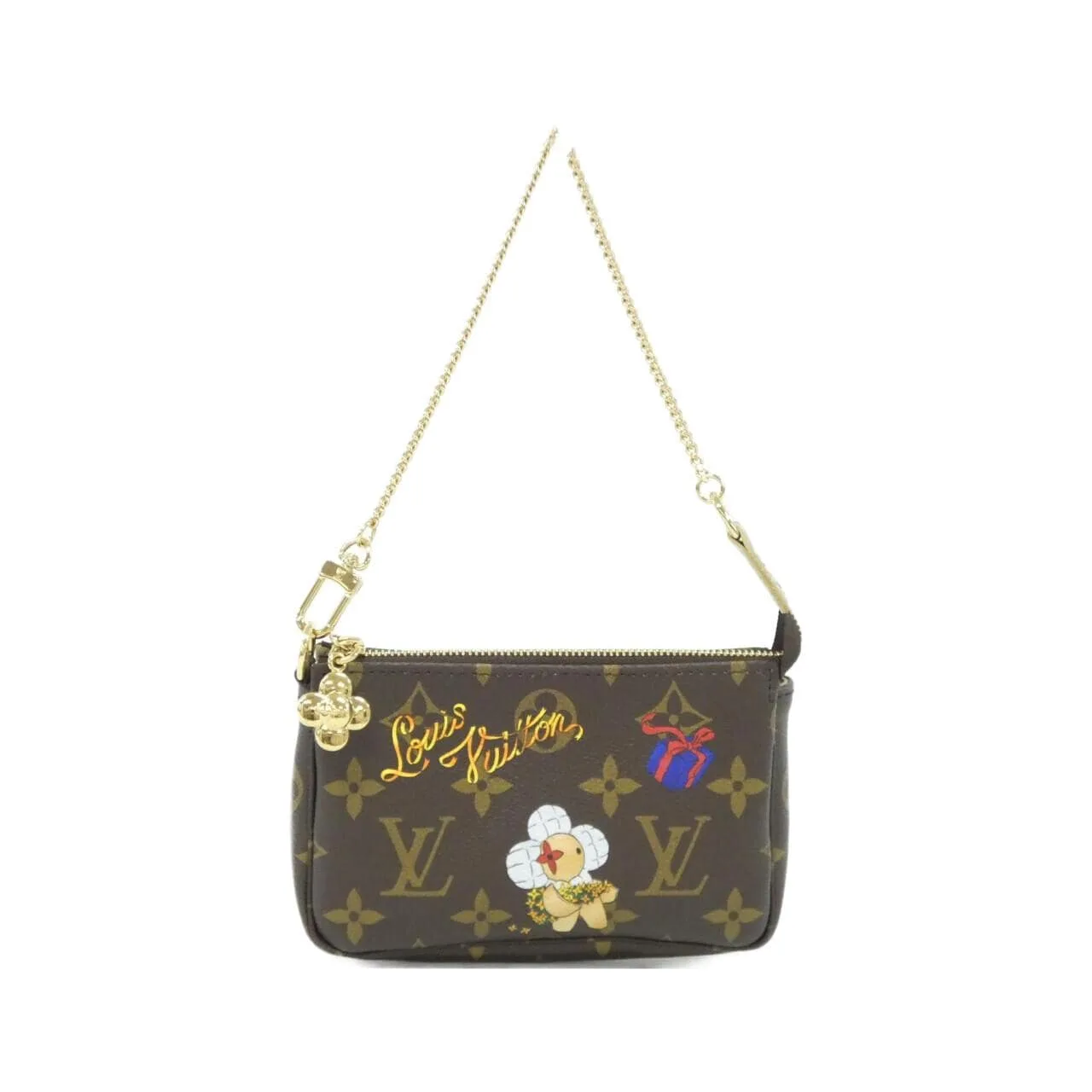LOUIS VUITTON Pochette M15328 小斜揹包 Monogram Black