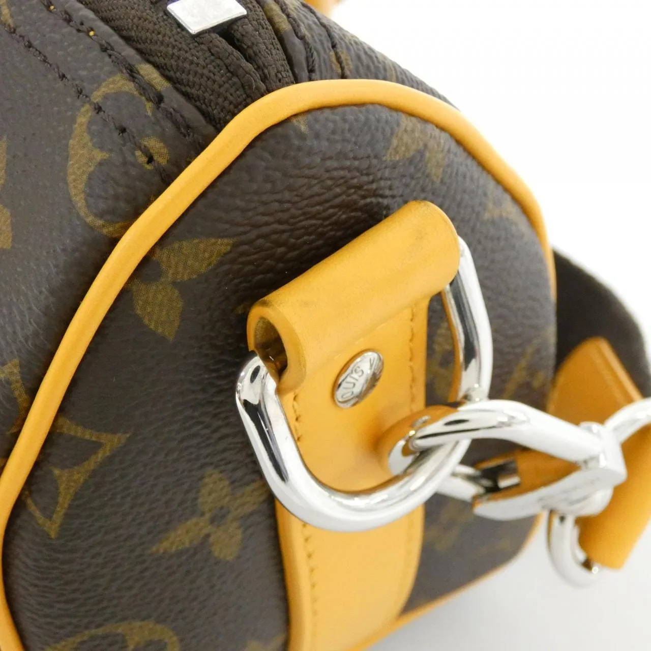 LOUIS VUITTON Keepall M12733 波士頓包 Monogram 黃色 Monogram 中古品A - 縮圖 3