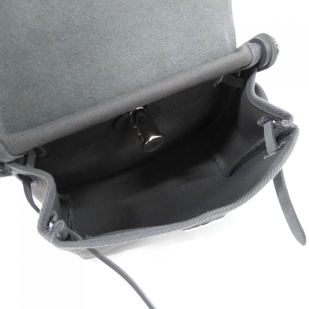 HERMES Herbag 086430CK Shoulder Black Rank A - Thumbnail 7