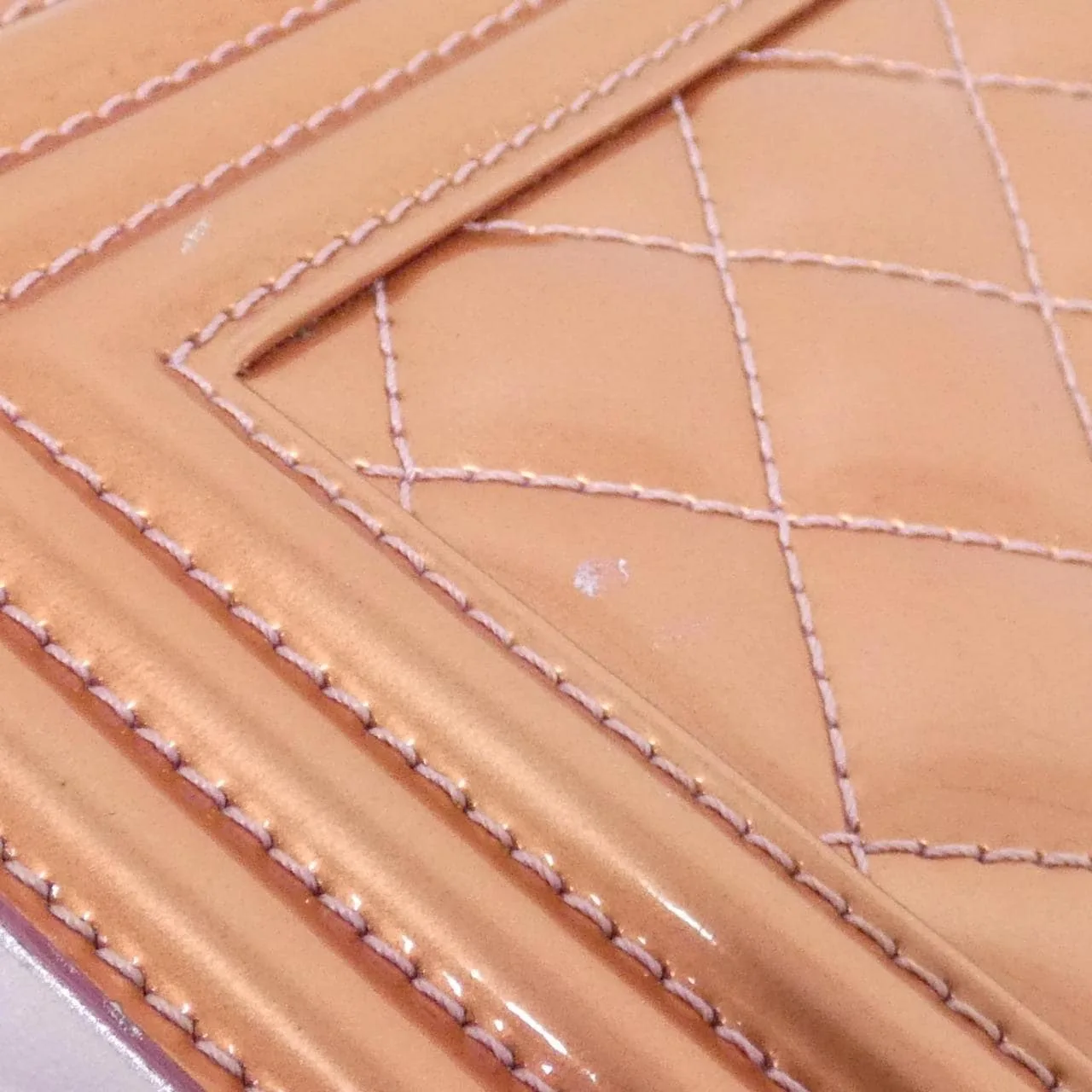 CHANEL Boy Chanel 67086 Shoulder Patent Leather Pink Patent Leather Rank A - Thumbnail 7