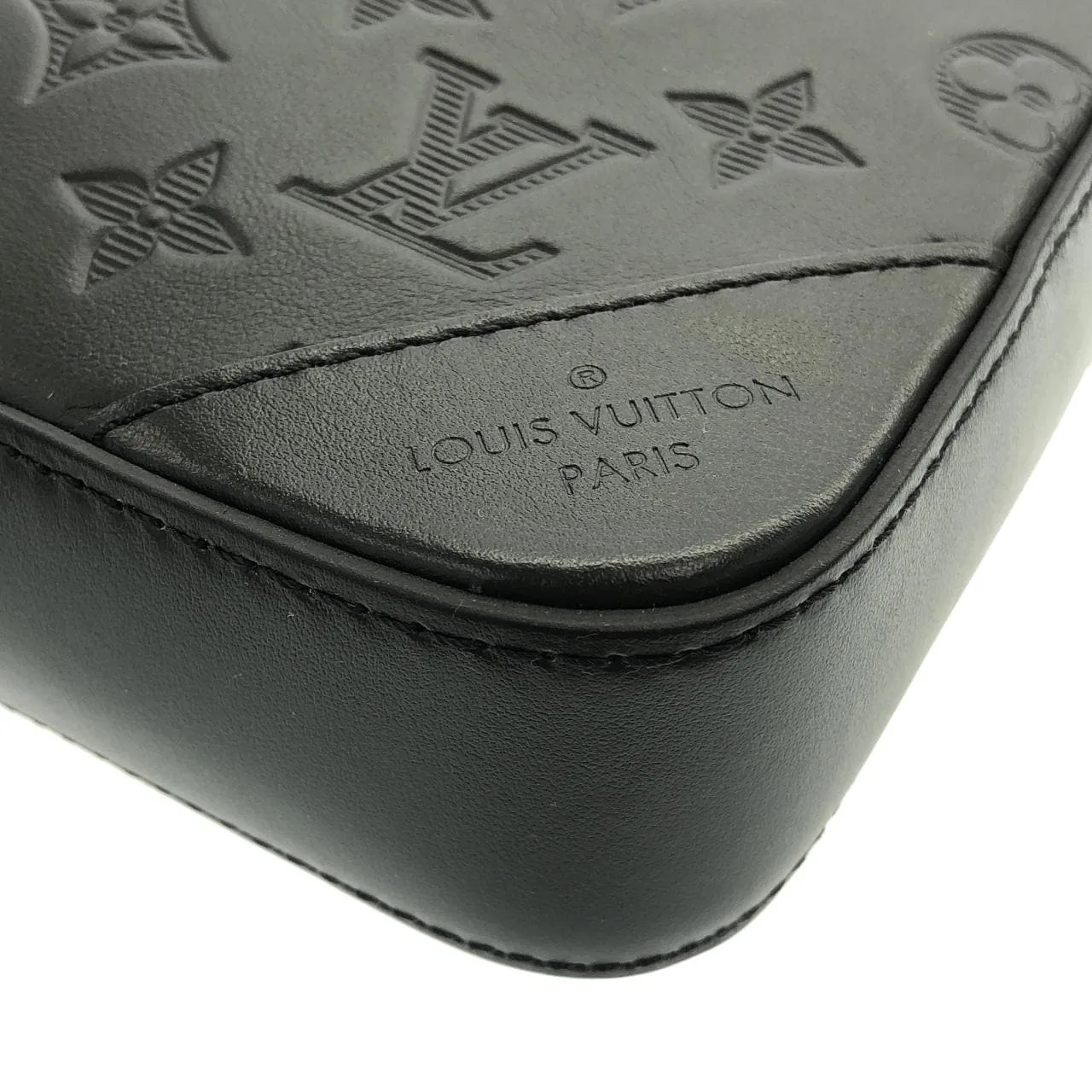 LOUIS VUITTON M69827 肩背包 Monogram 黑色 Monogram 中古品A - 縮圖 3