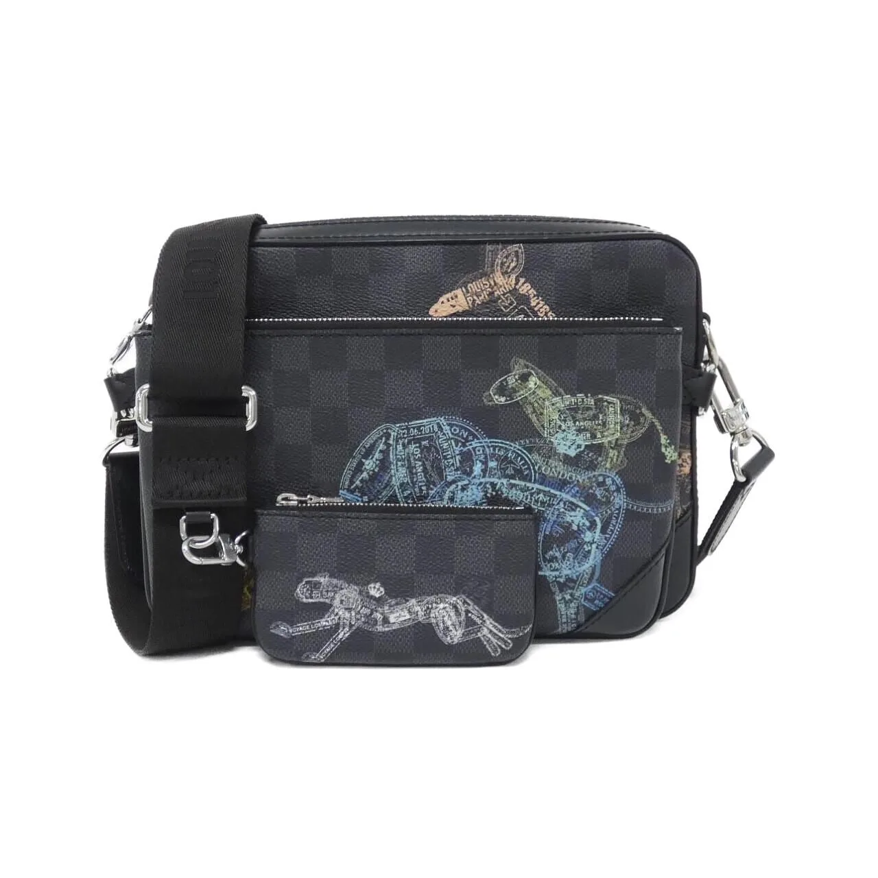 LOUIS VUITTON N58040 Shoulder Damier Black