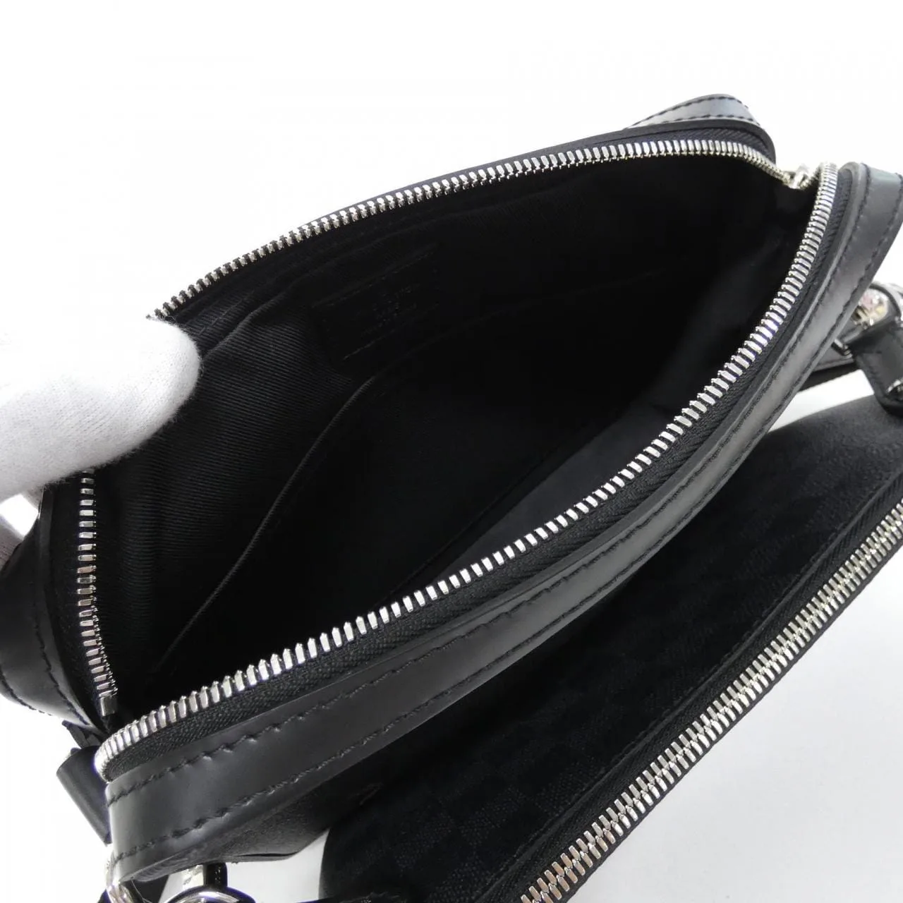 LOUIS VUITTON N58040 Shoulder Damier 黑色 Damier 中古品A - 縮圖 6