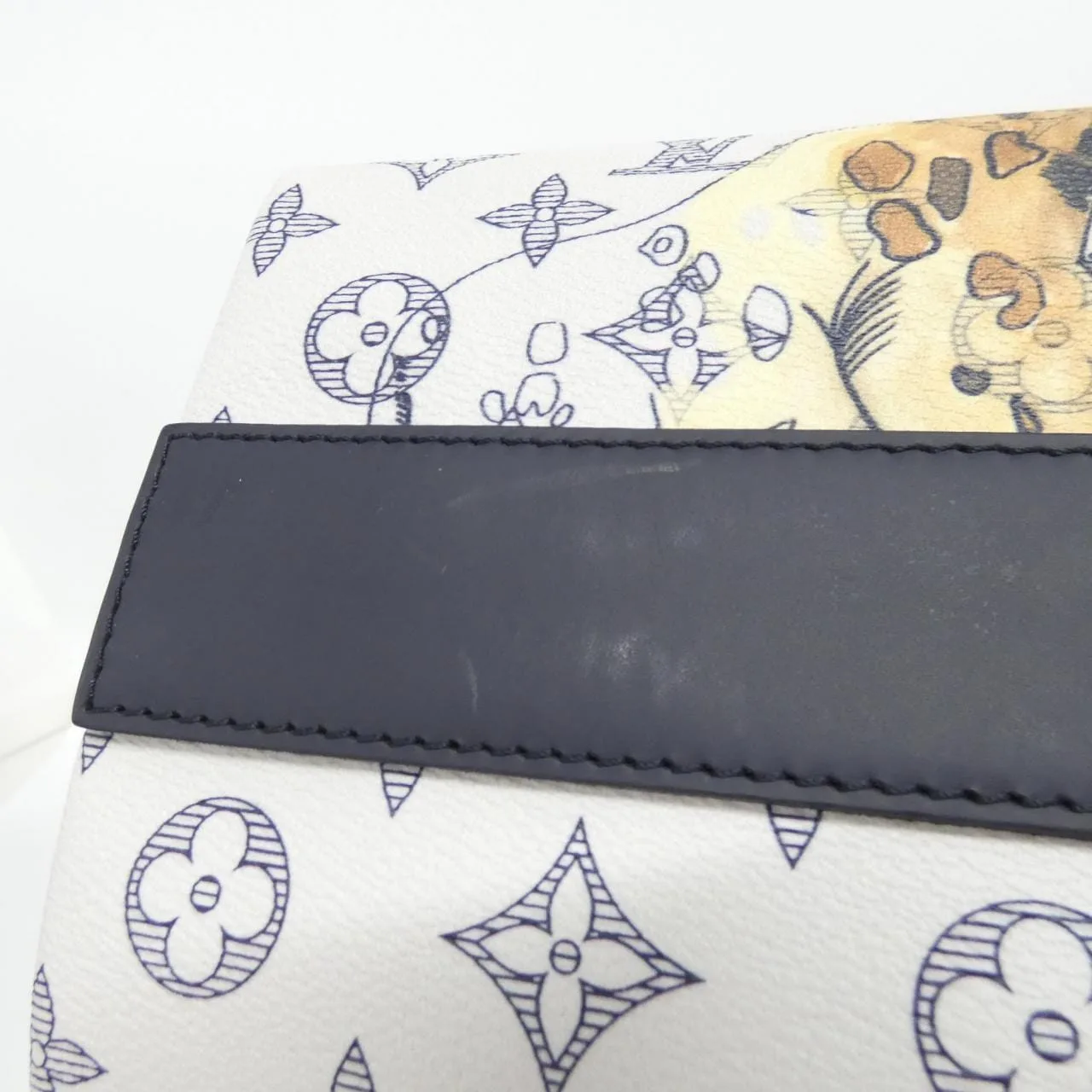 LOUIS VUITTON Tote Monogram 黑色 Monogram 中古品A - 縮圖 3