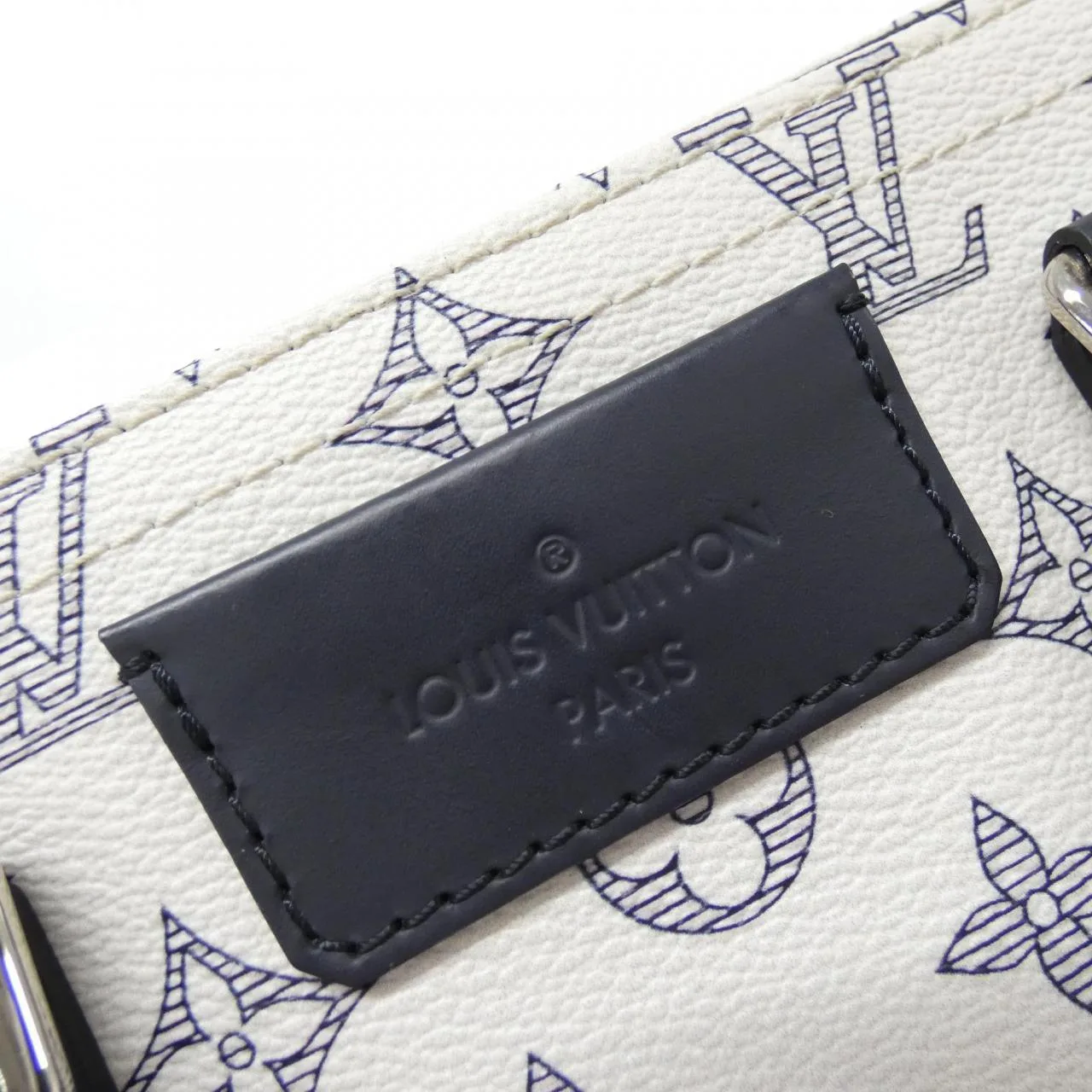 LOUIS VUITTON Tote Monogram 黑色 Monogram 中古品A - 縮圖 4