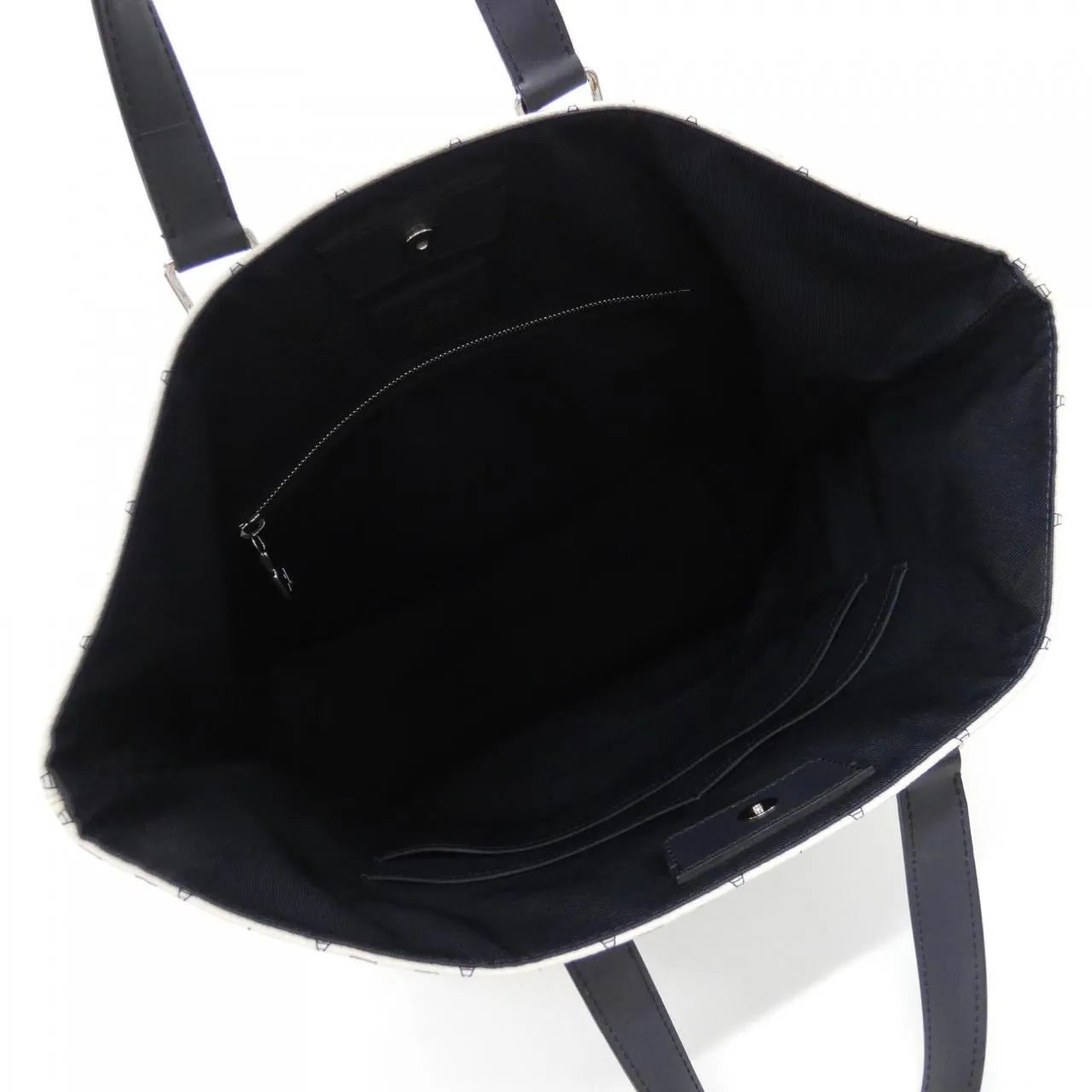 LOUIS VUITTON Tote Monogram 黑色 Monogram 中古品A - 縮圖 7