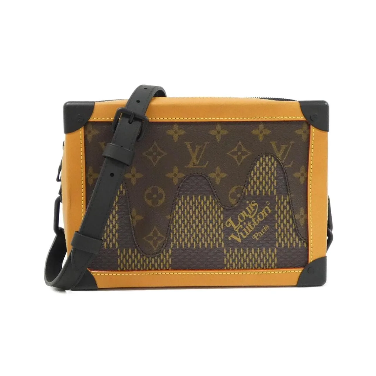 LOUIS VUITTON Soft Trunk N40381 Shoulder Damier Black