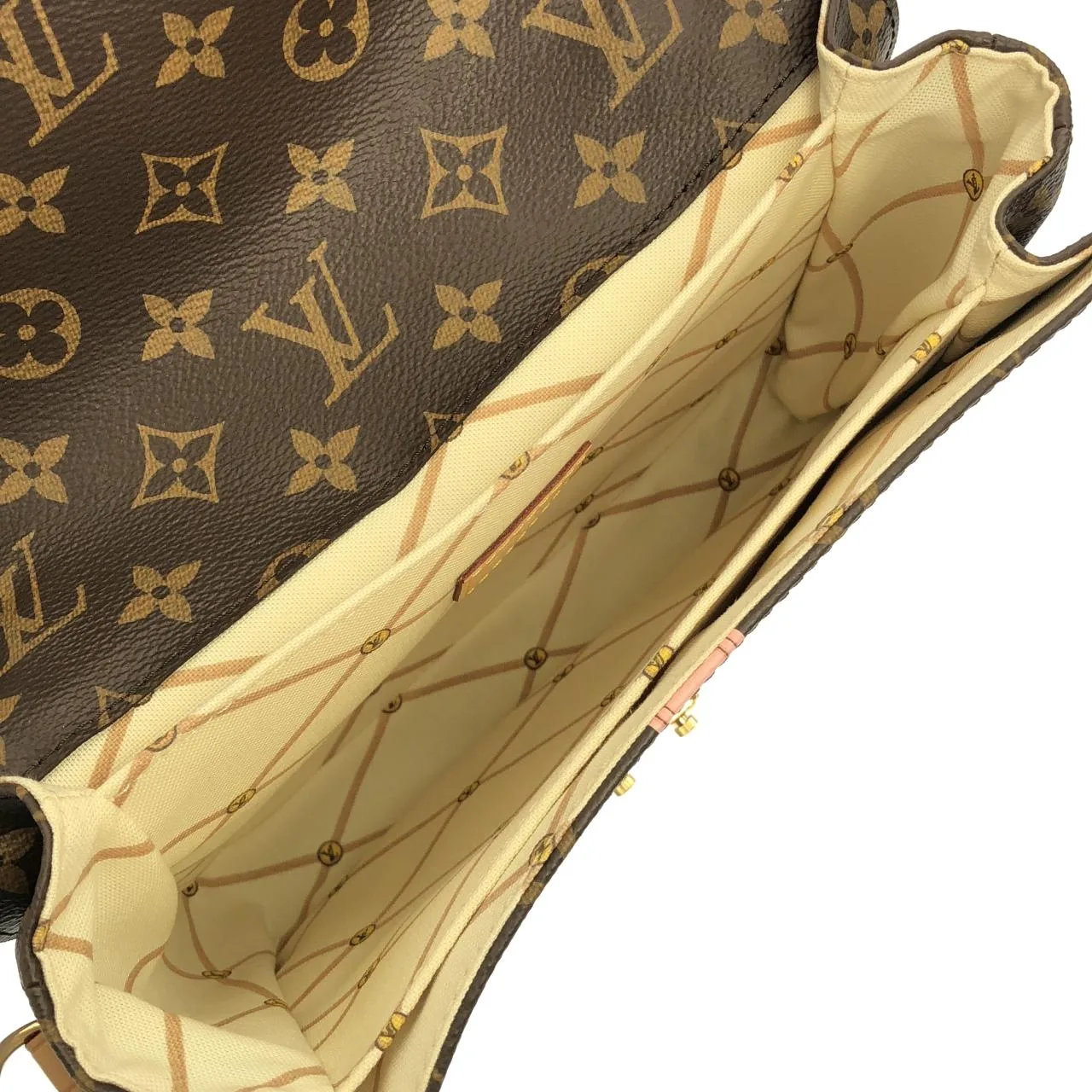 LOUIS VUITTON Pochette M43628 手提包 Monogram 黑色 Monogram 中古品A - 縮圖 9