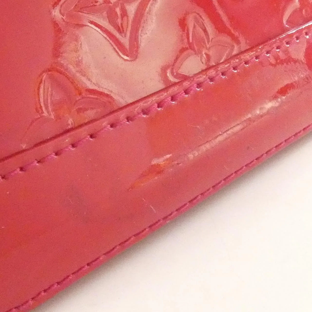 LOUIS VUITTON Alma M91770 手提包 Vernis 漆皮 黑色 Vernis 中古品B - 縮圖 5