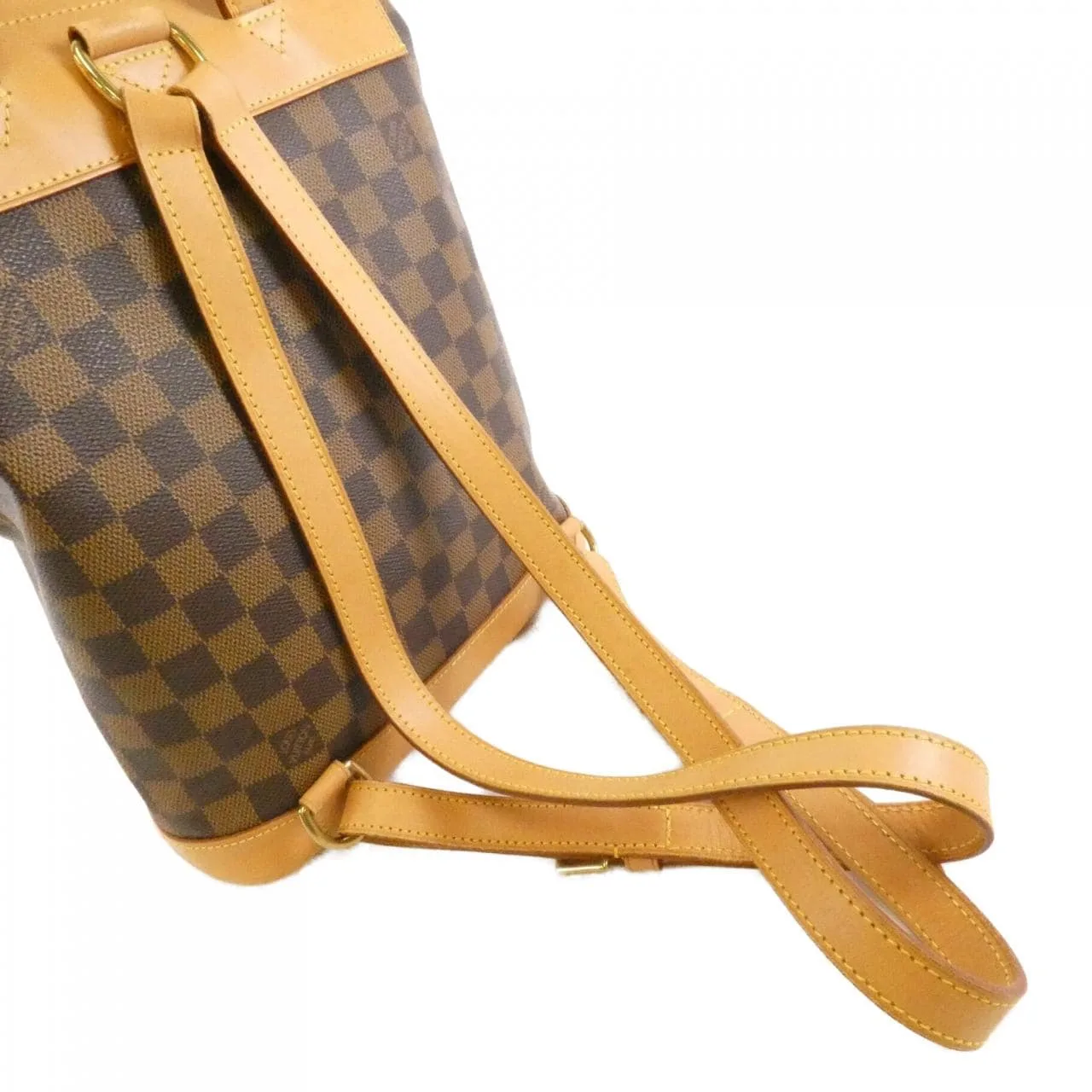 LOUIS VUITTON M99038 Backpack Damier 黑色 Damier 中古品B - 縮圖 9
