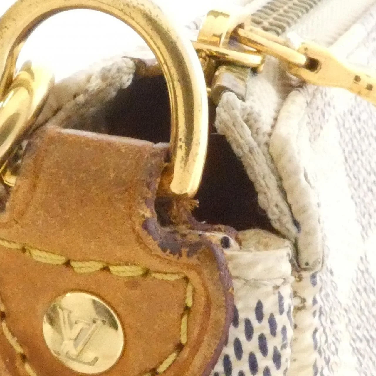 LOUIS VUITTON N55214 Shoulder Damier 黑色 Damier 中古品B - 縮圖 5