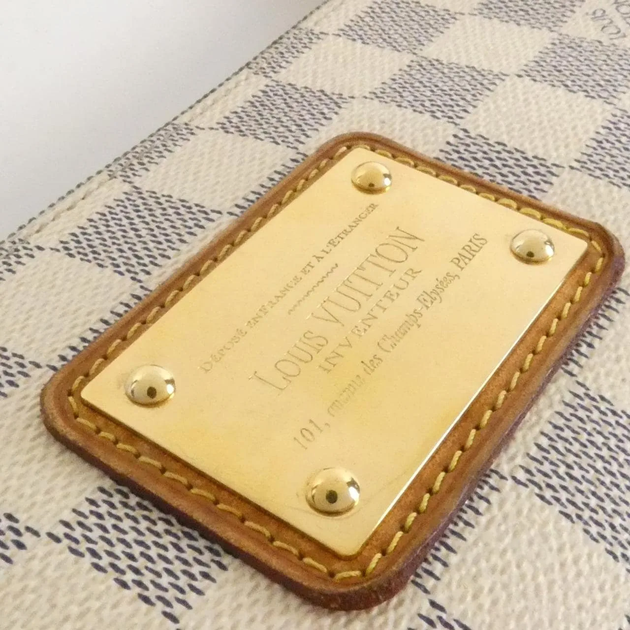 LOUIS VUITTON N55214 Shoulder Damier 黑色 Damier 中古品B - 縮圖 7