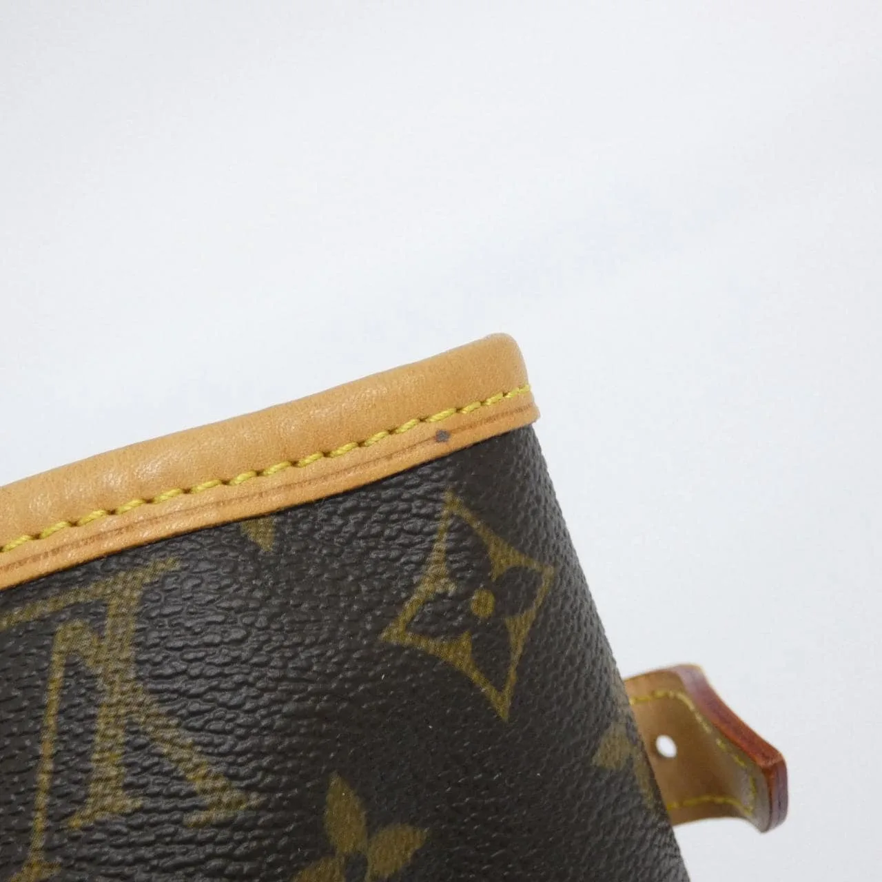 LOUIS VUITTON M51156 Handbag Monogram 黑色 Monogram 中古品A - 縮圖 4