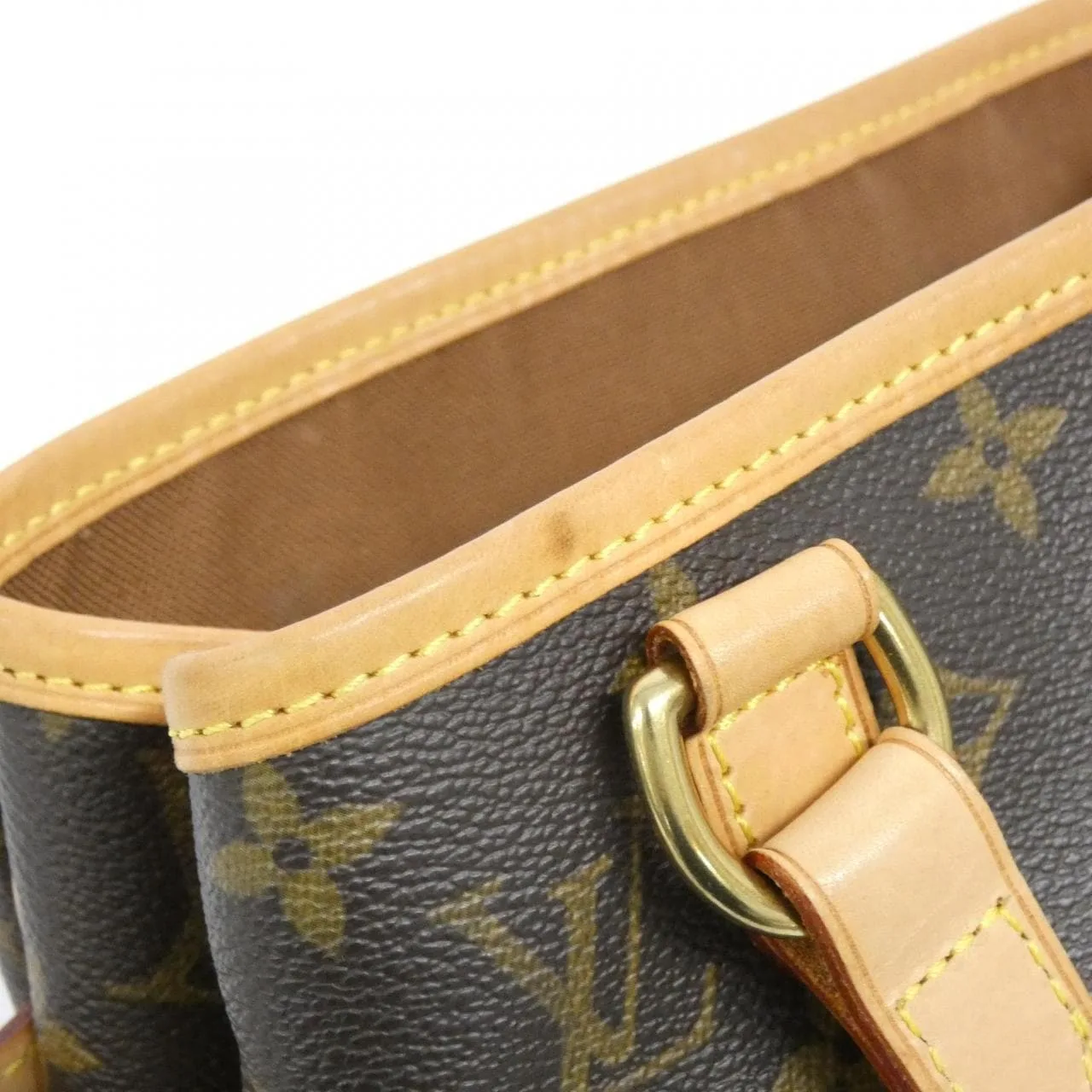 LOUIS VUITTON M51156 Handbag Monogram 黑色 Monogram 中古品A - 縮圖 5