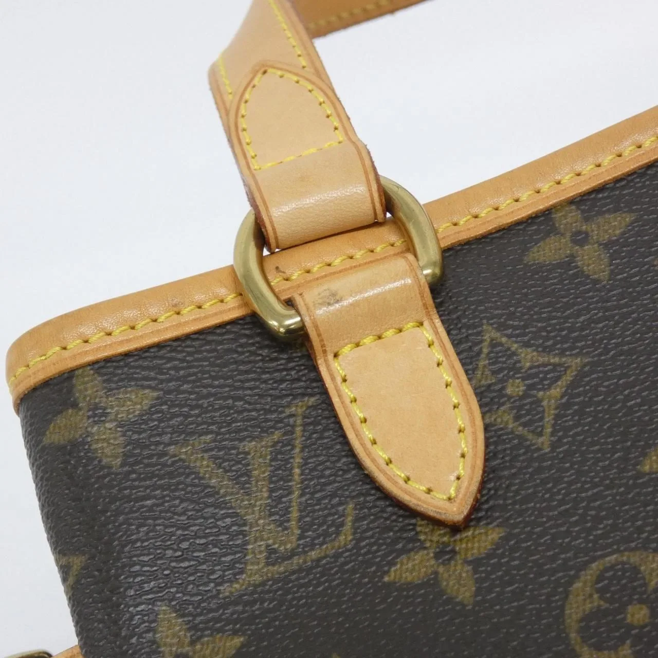 LOUIS VUITTON M51156 Handbag Monogram 黑色 Monogram 中古品A - 縮圖 6