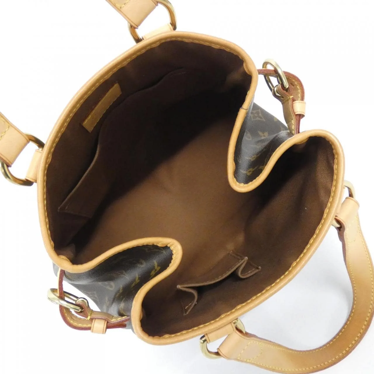 LOUIS VUITTON M51156 Handbag Monogram 黑色 Monogram 中古品A - 縮圖 8