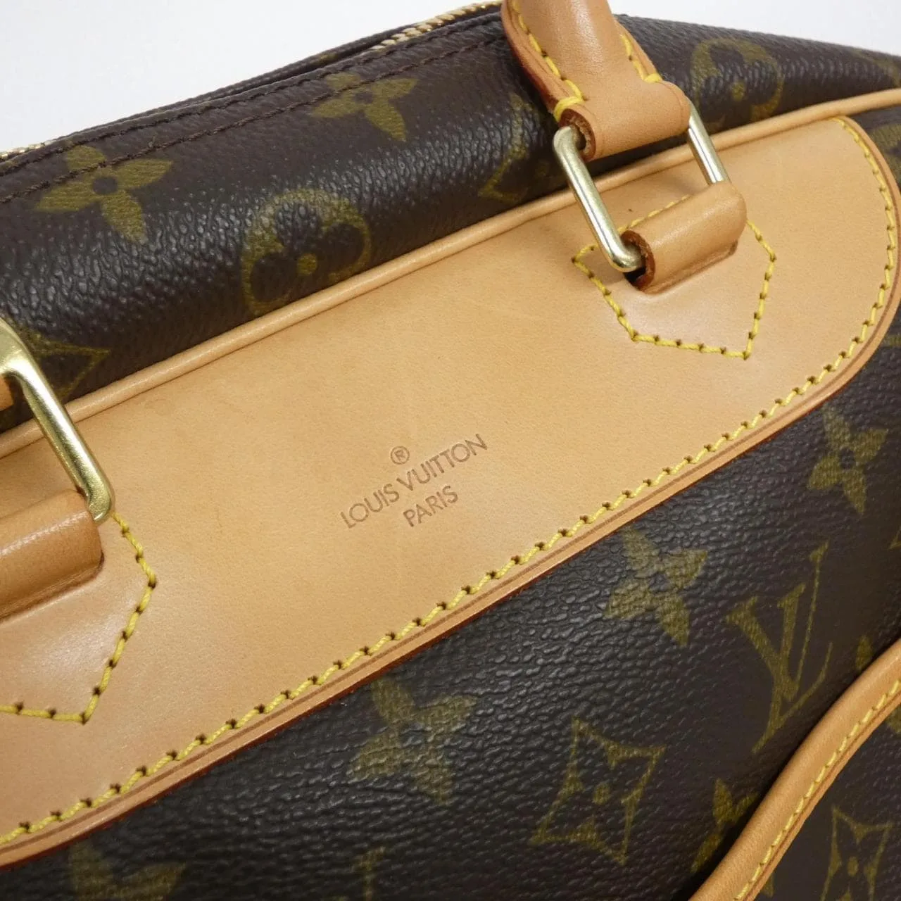 LOUIS VUITTON M47270 Handbag Monogram 黑色 Monogram 中古品A - 縮圖 6
