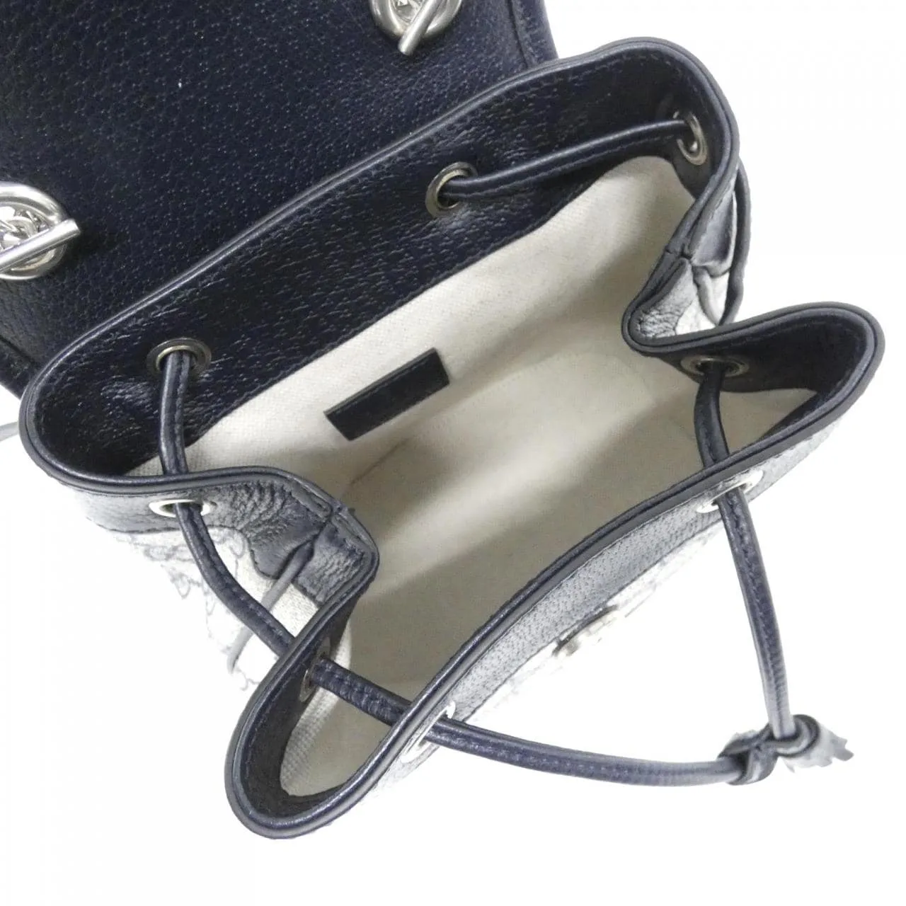 GUCCI 795221 96IWN 背包 帆布 黑色 帆布 中古品A - 縮圖 7