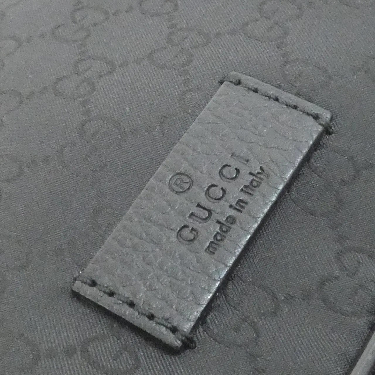 GUCCI GG Supreme 449182 G1XHN Shoulder Nylon 黑色 尼龍 中古品A - 縮圖 8