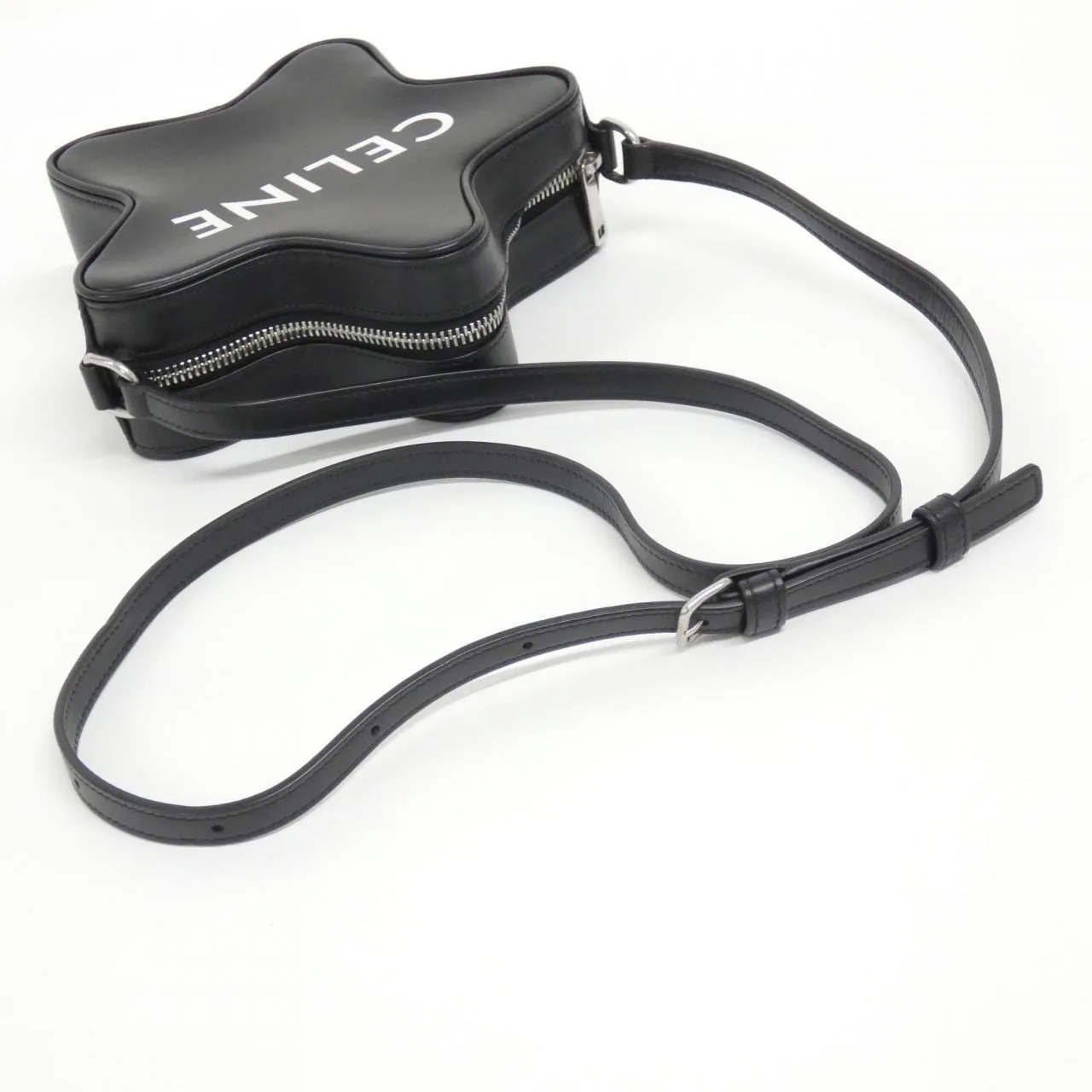 CELINE Triomphe 198763DW3 Shoulder 黑色 中古品A - 縮圖 6