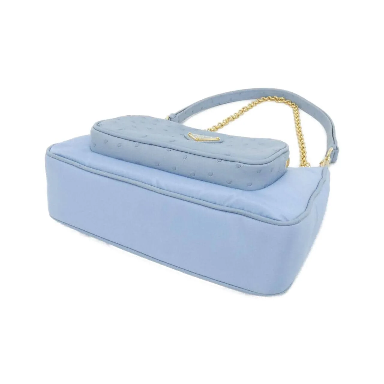 PRADA 1BC198 肩背包 黑色 中古品A - 縮圖 3