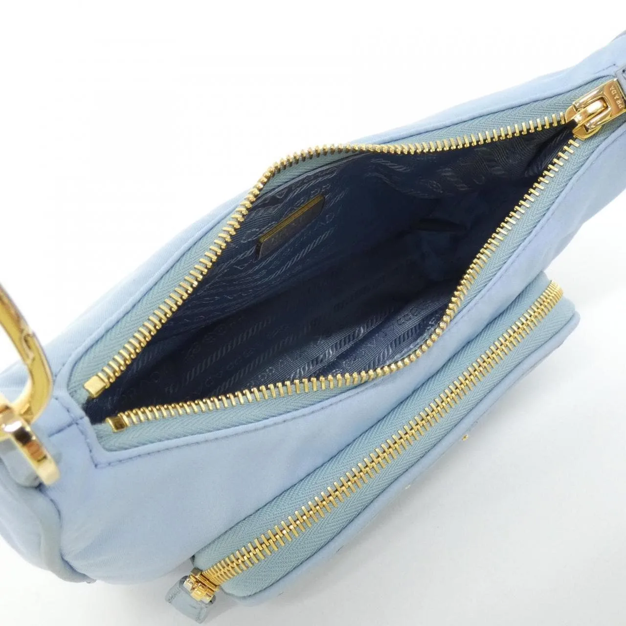 PRADA 1BC198 肩背包 黑色 中古品A - 縮圖 6