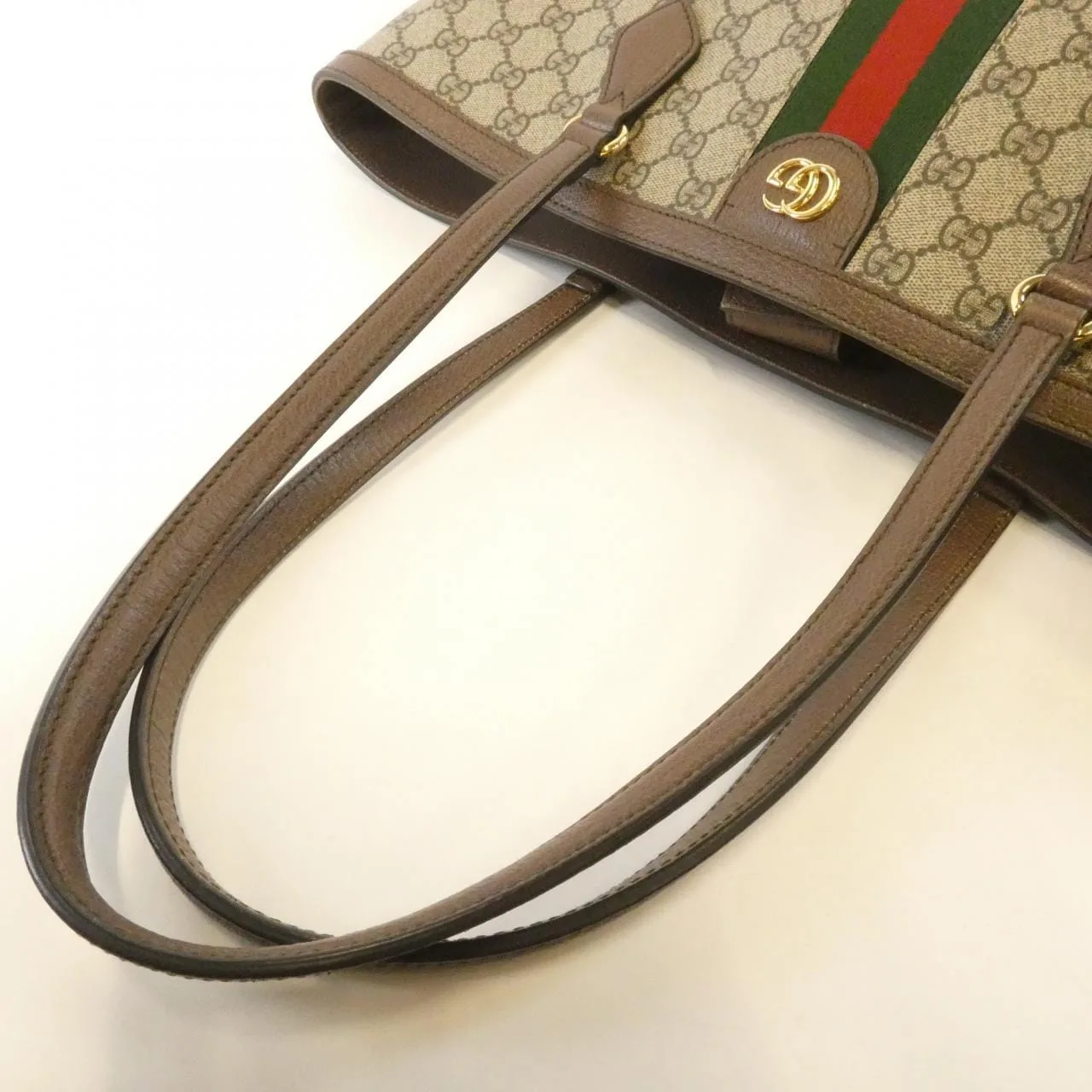 GUCCI 631685 96IWB Handbag Canvas 黑色 帆布 中古品A - 縮圖 5