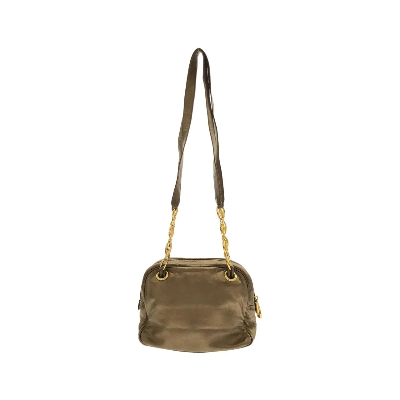 LOEWE Shoulder Leather Gold Leather Rank B - Thumbnail 2