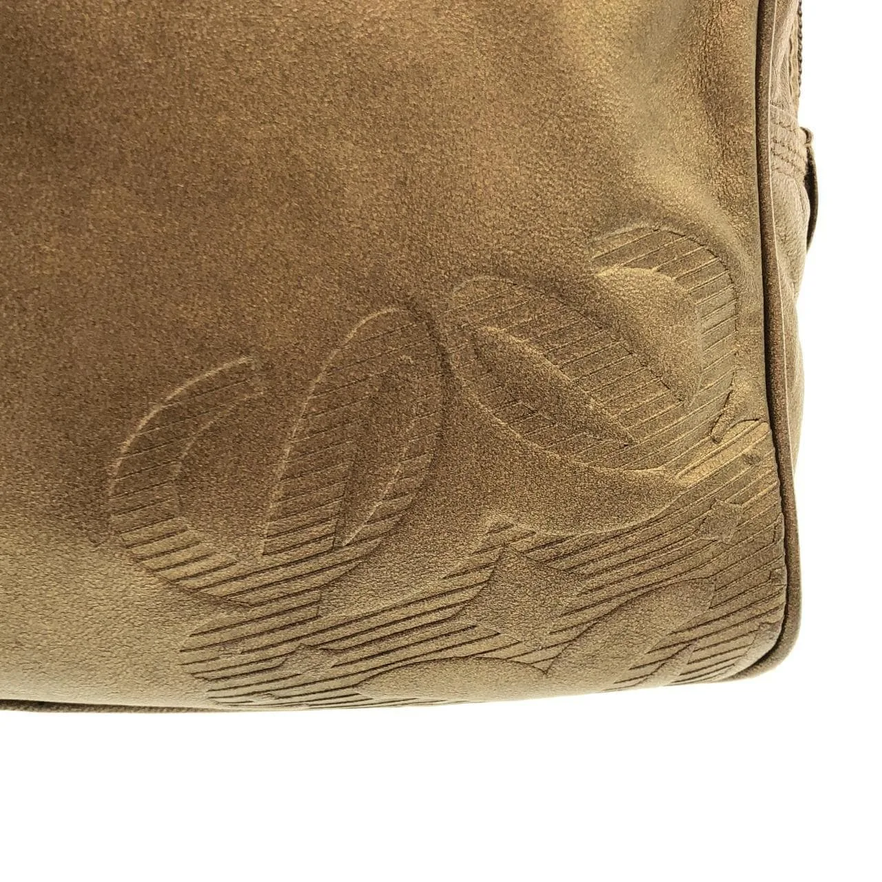 LOEWE Shoulder Leather Gold Leather Rank B - Thumbnail 4