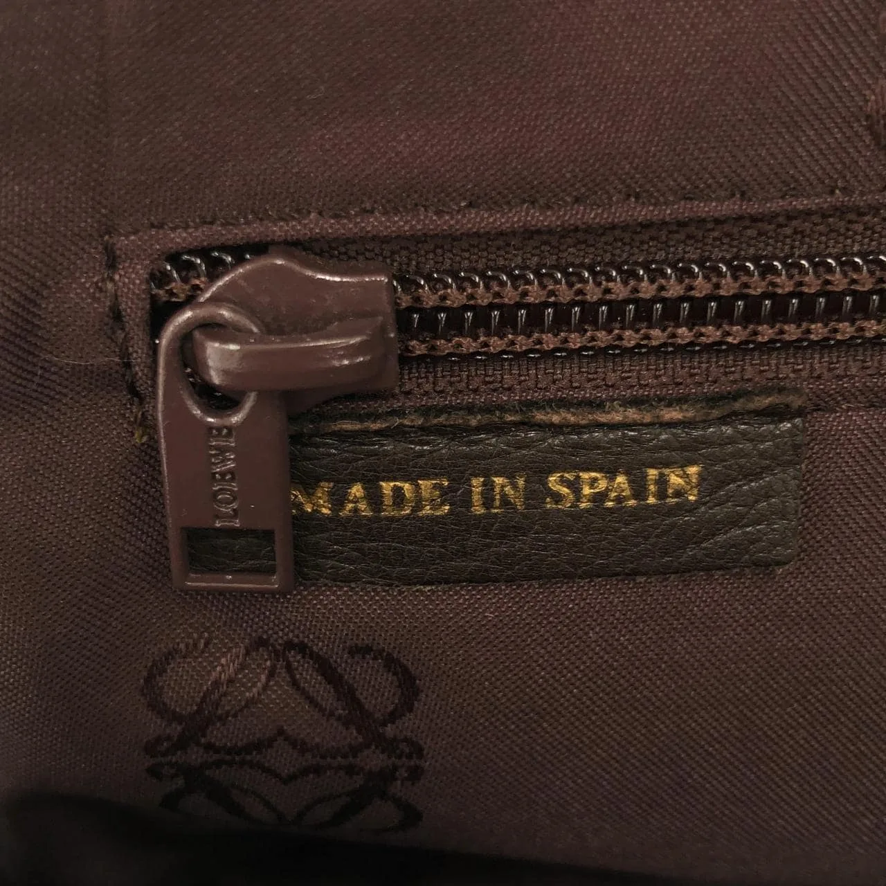 LOEWE Shoulder Leather Gold Leather Rank B - Thumbnail 10