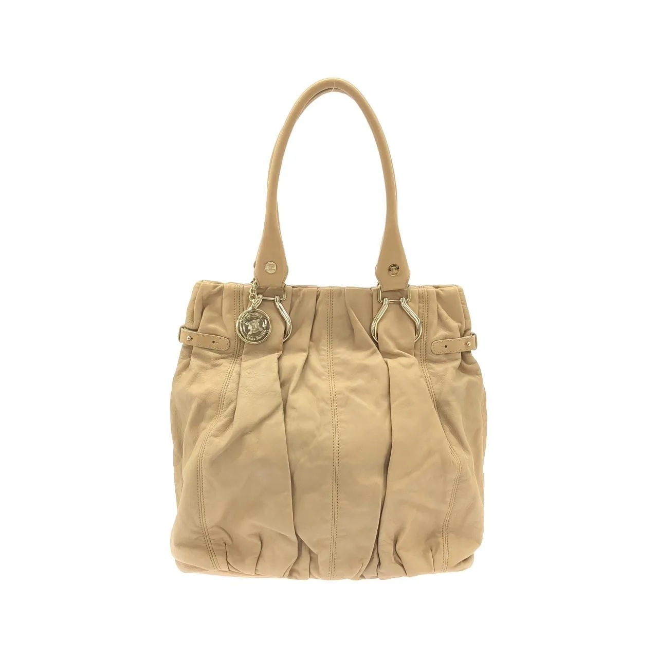 LOEWE 162373PAP Shoulder Lambskin Gold