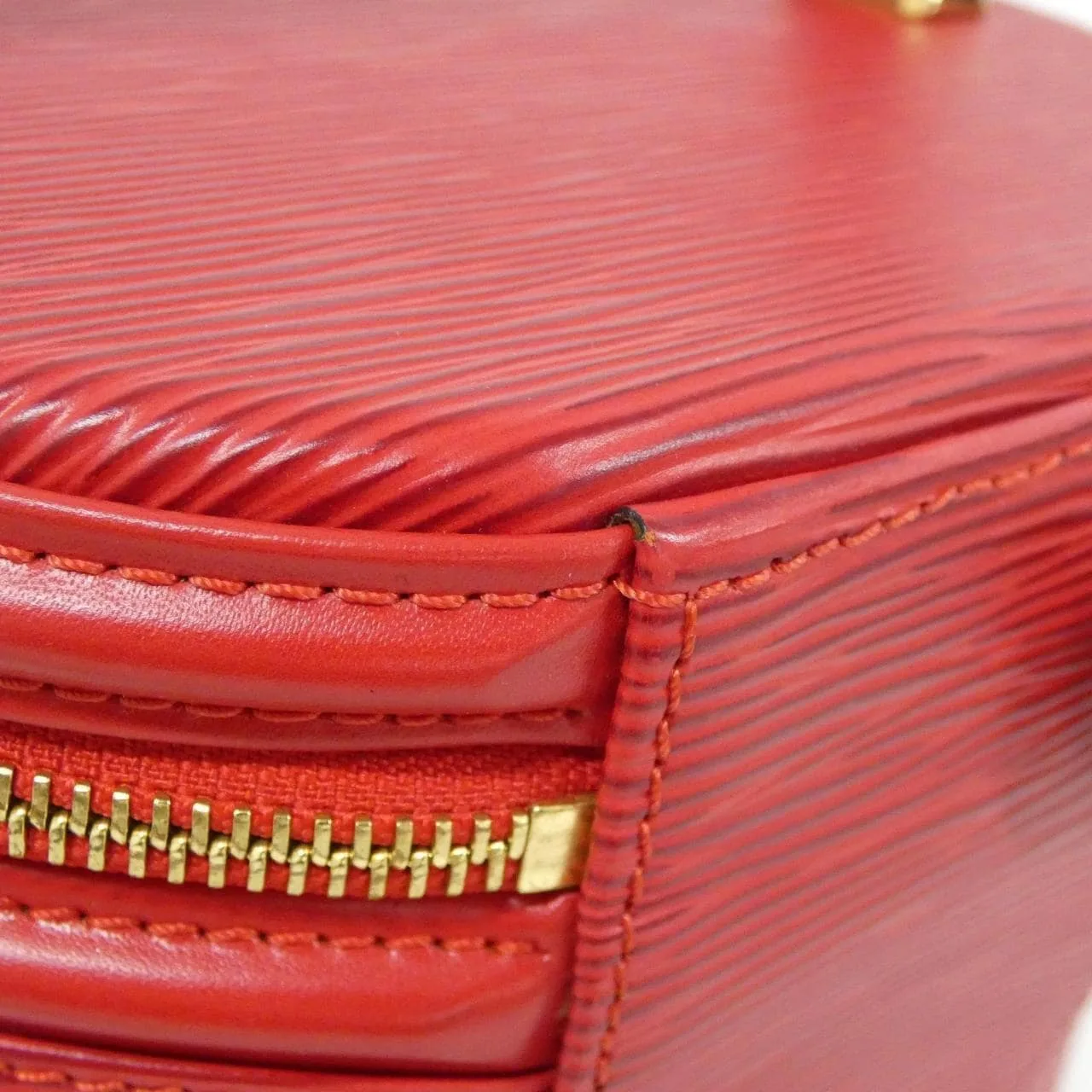 LOUIS VUITTON M48037 Handbag Epi 紅色 Epi 中古品A - 縮圖 5