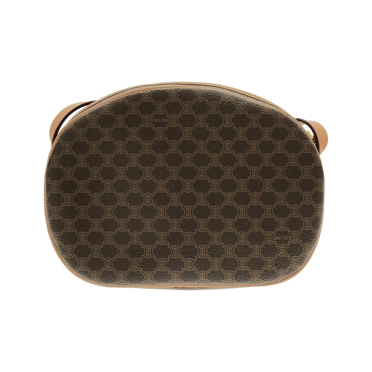 CELINE Shoulder Canvas 棕色 帆布 中古品A - 縮圖 2