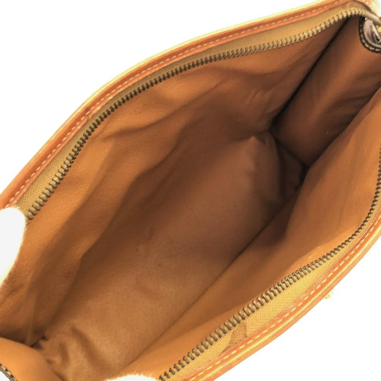 CELINE Handbag Canvas 棕色 帆布 中古品B - 縮圖 9