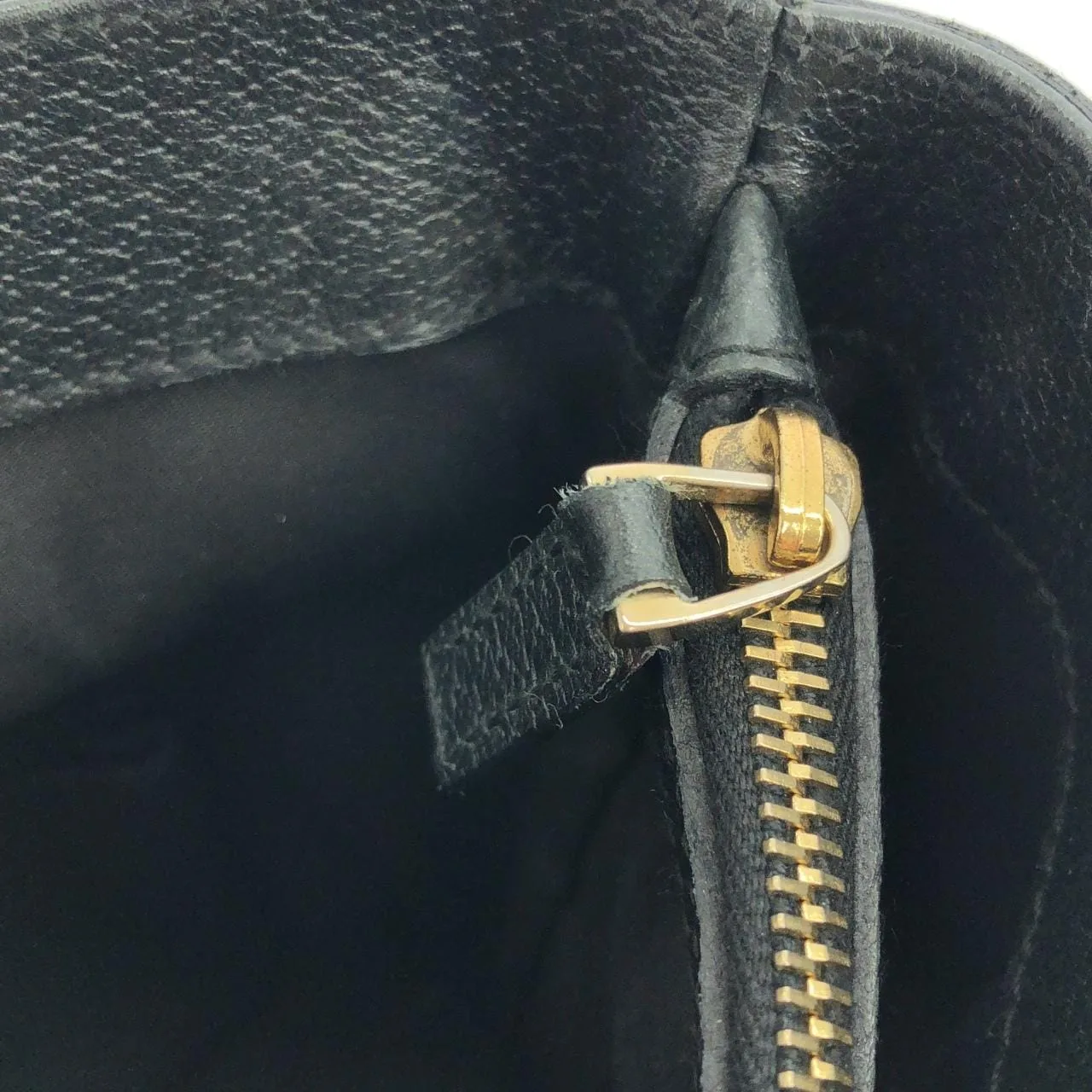 GUCCI 170004 Handbag Canvas 黑色 帆布 中古品A - 縮圖 9