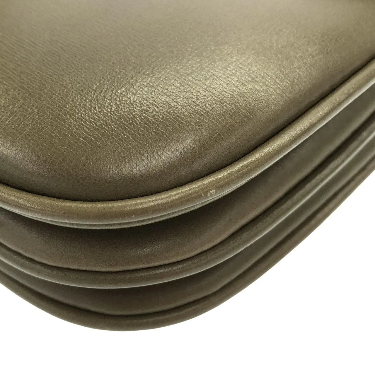 GUCCI 004 106 0024 Shoulder Leather 灰色 皮革 中古品A - 縮圖 3