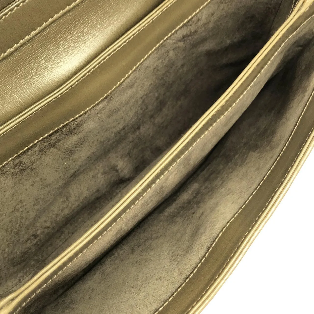 GUCCI 004 106 0024 Shoulder Leather 灰色 皮革 中古品A - 縮圖 9