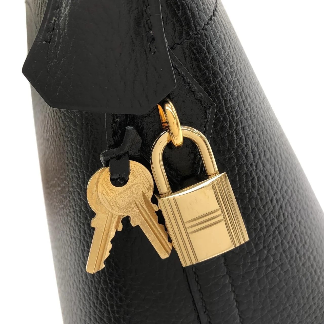 HERMES Bolide Handbag 黑色 中古品A - 縮圖 4