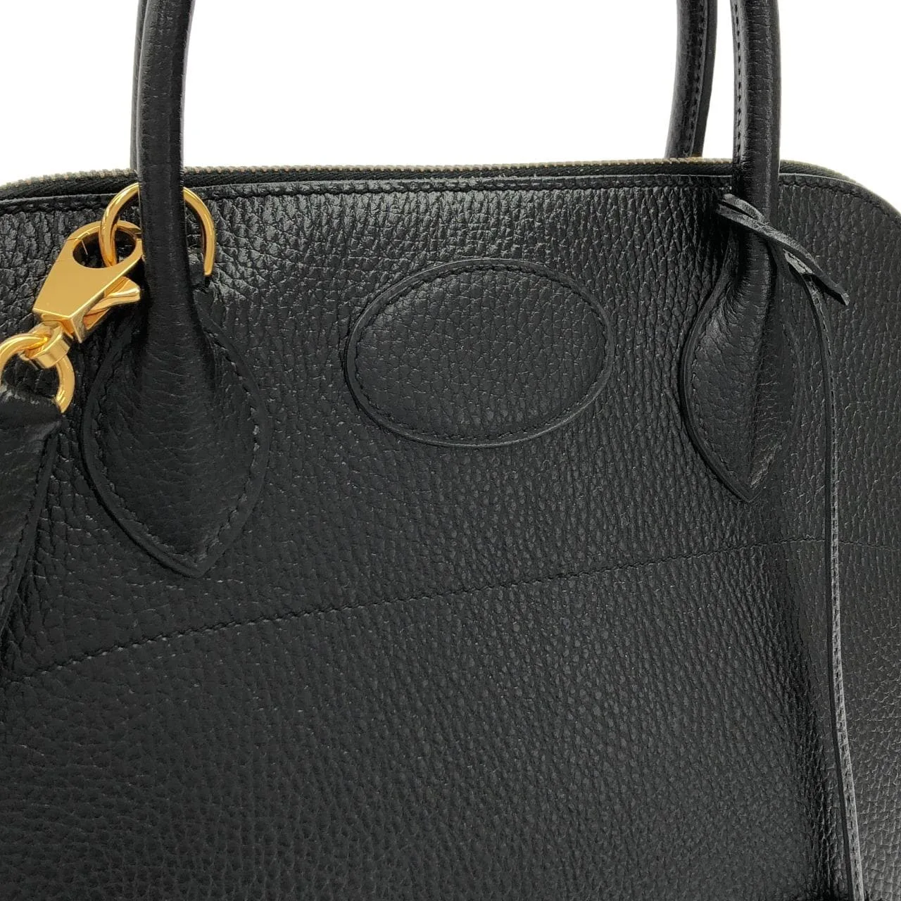 HERMES Bolide Handbag 黑色 中古品A - 縮圖 5