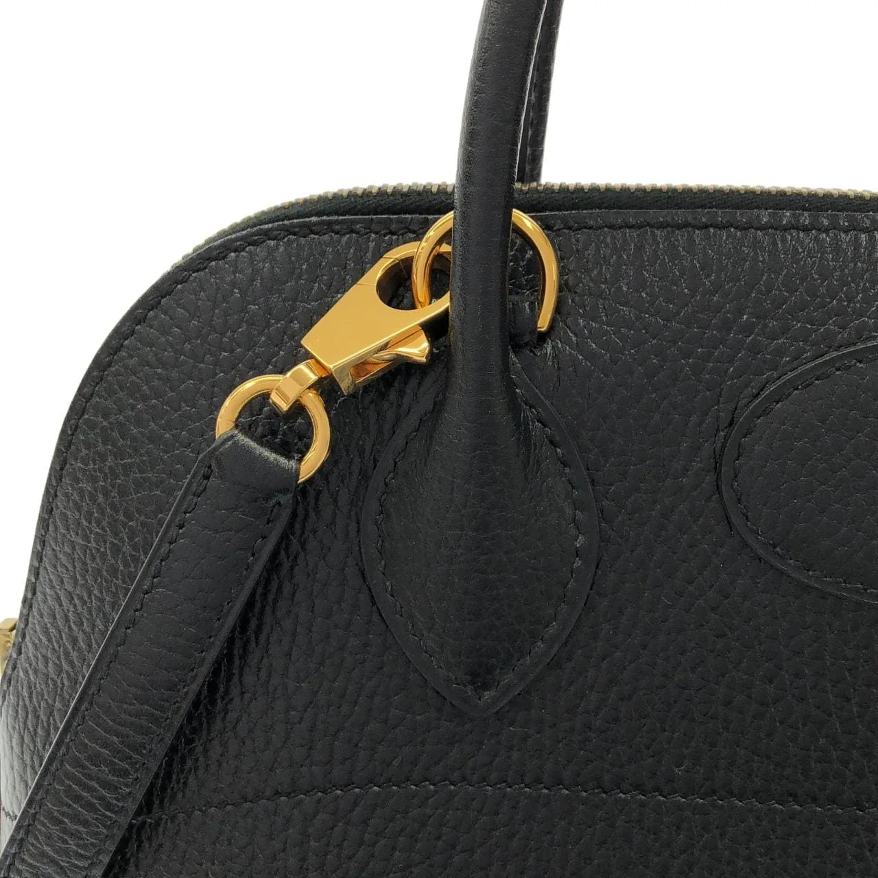 HERMES Bolide Handbag 黑色 中古品A - 縮圖 6