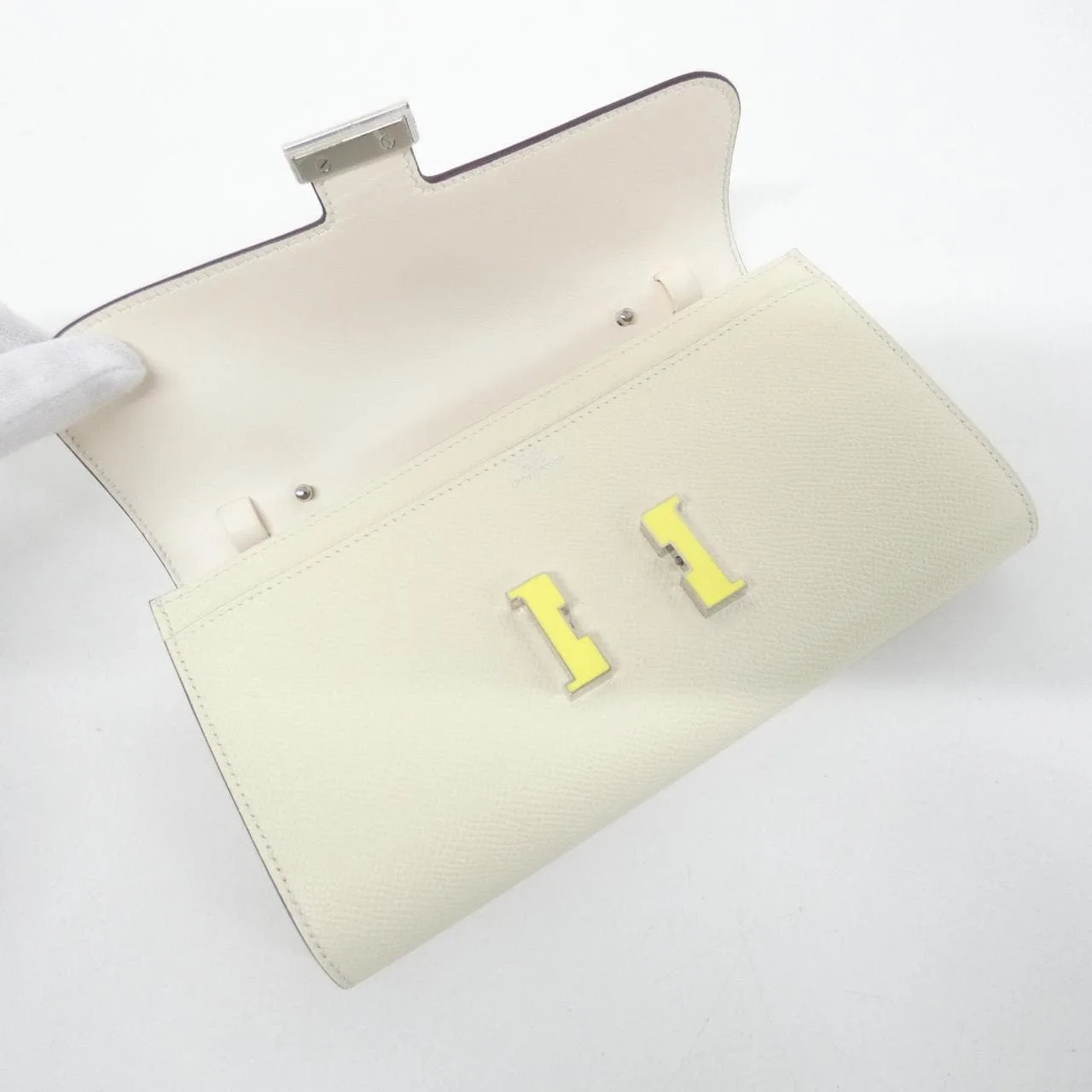 HERMES Constance 080242CK Wallet Epsom Black Epsom Leather Rank A - Thumbnail 7